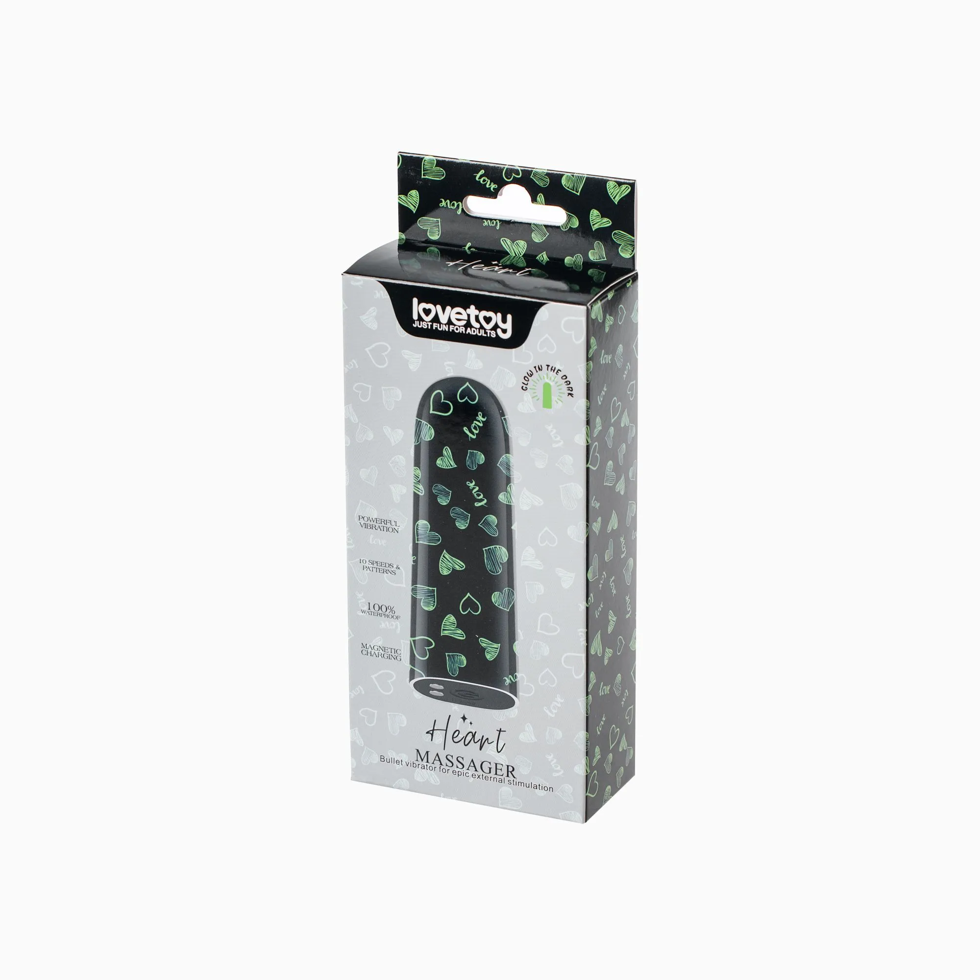  вибропуля lovetoy glow-in-the-dark heart_светится в темноте в Новом Уренгое
