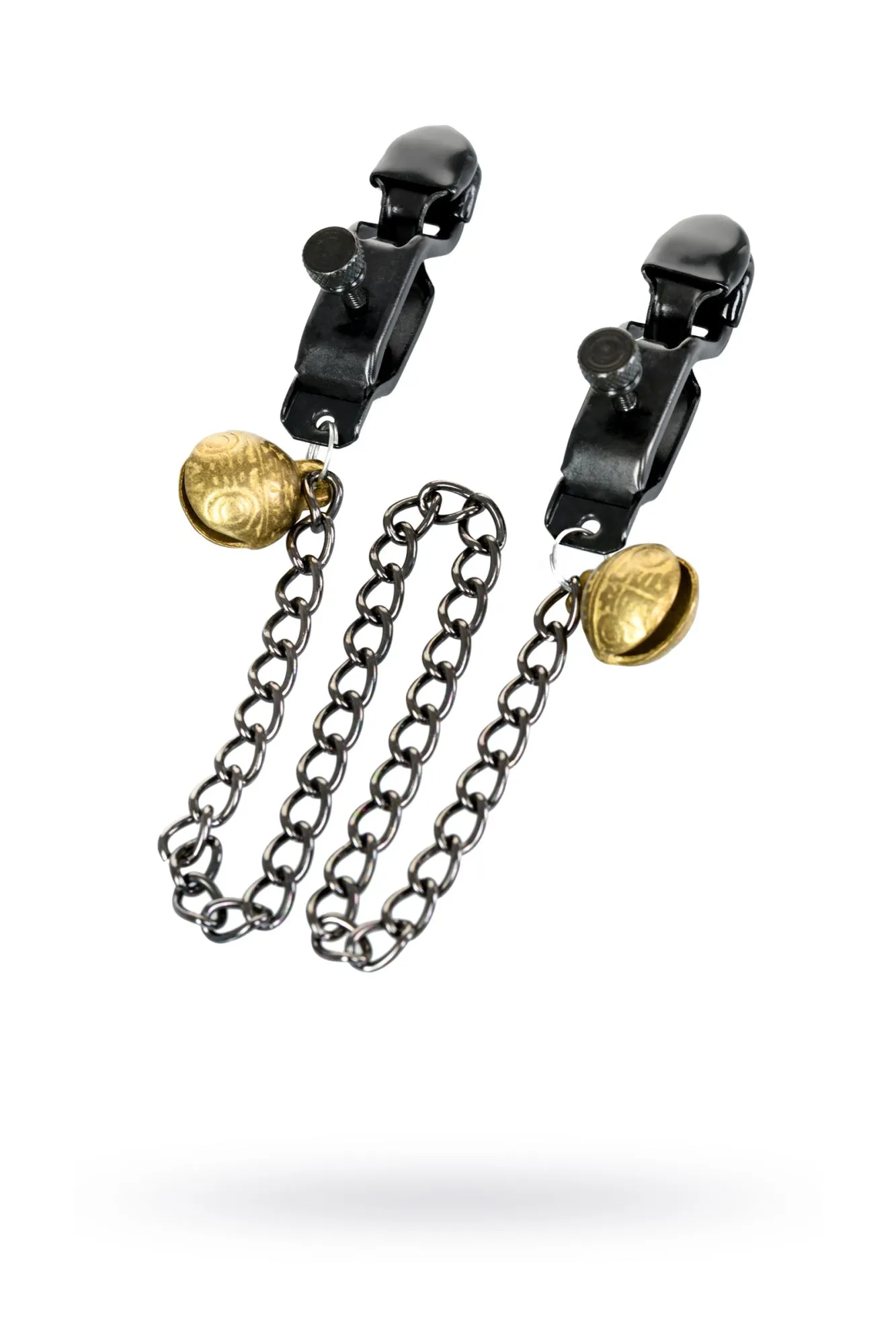 зажимы для сосков theatre by toyfa с цепочкой, металл, черные в Новом Уренгое