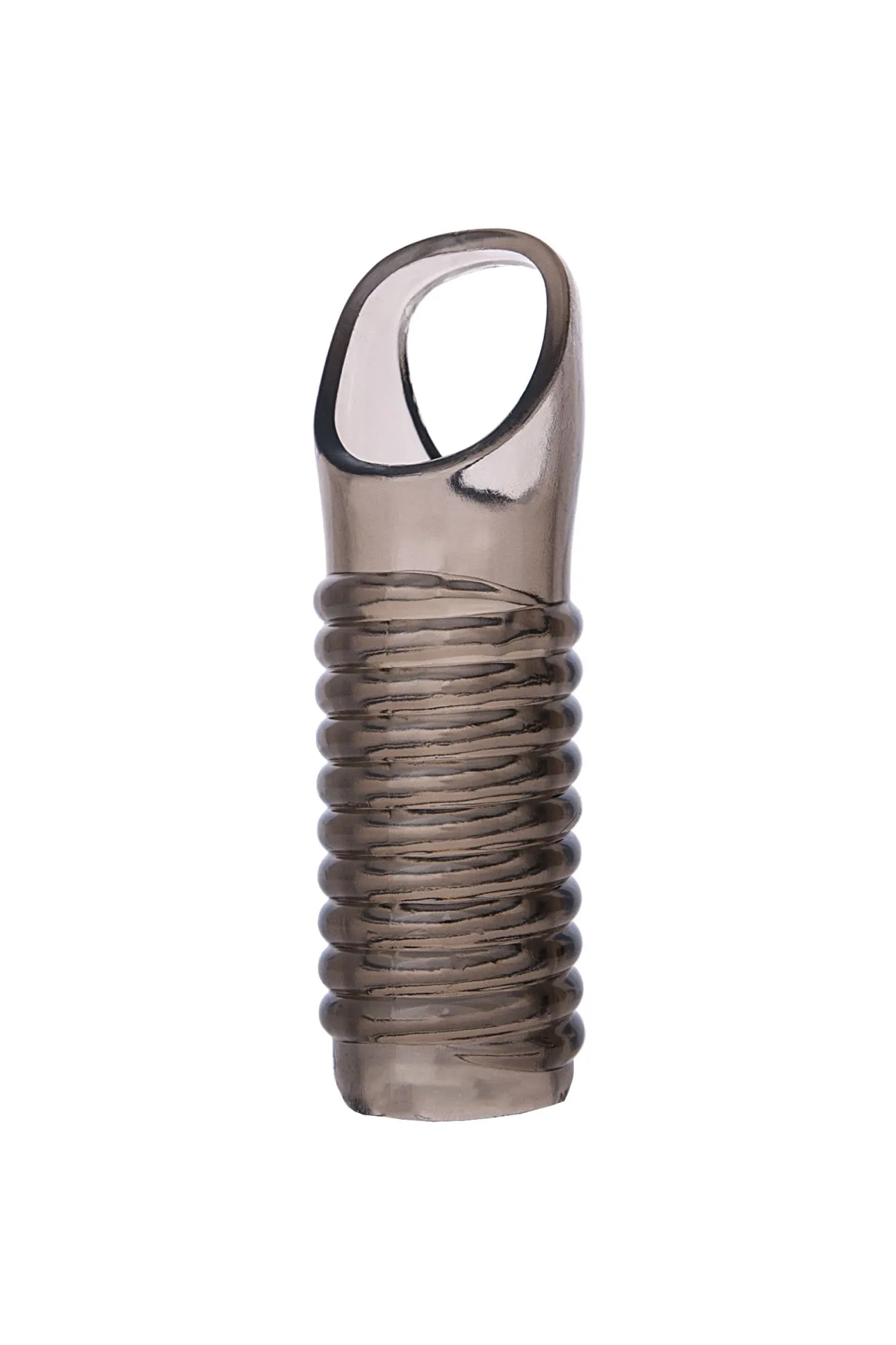 насадка toyfa xlover, для увеличения размера, tpe, черная прозрачная, 11 см в Новом Уренгое