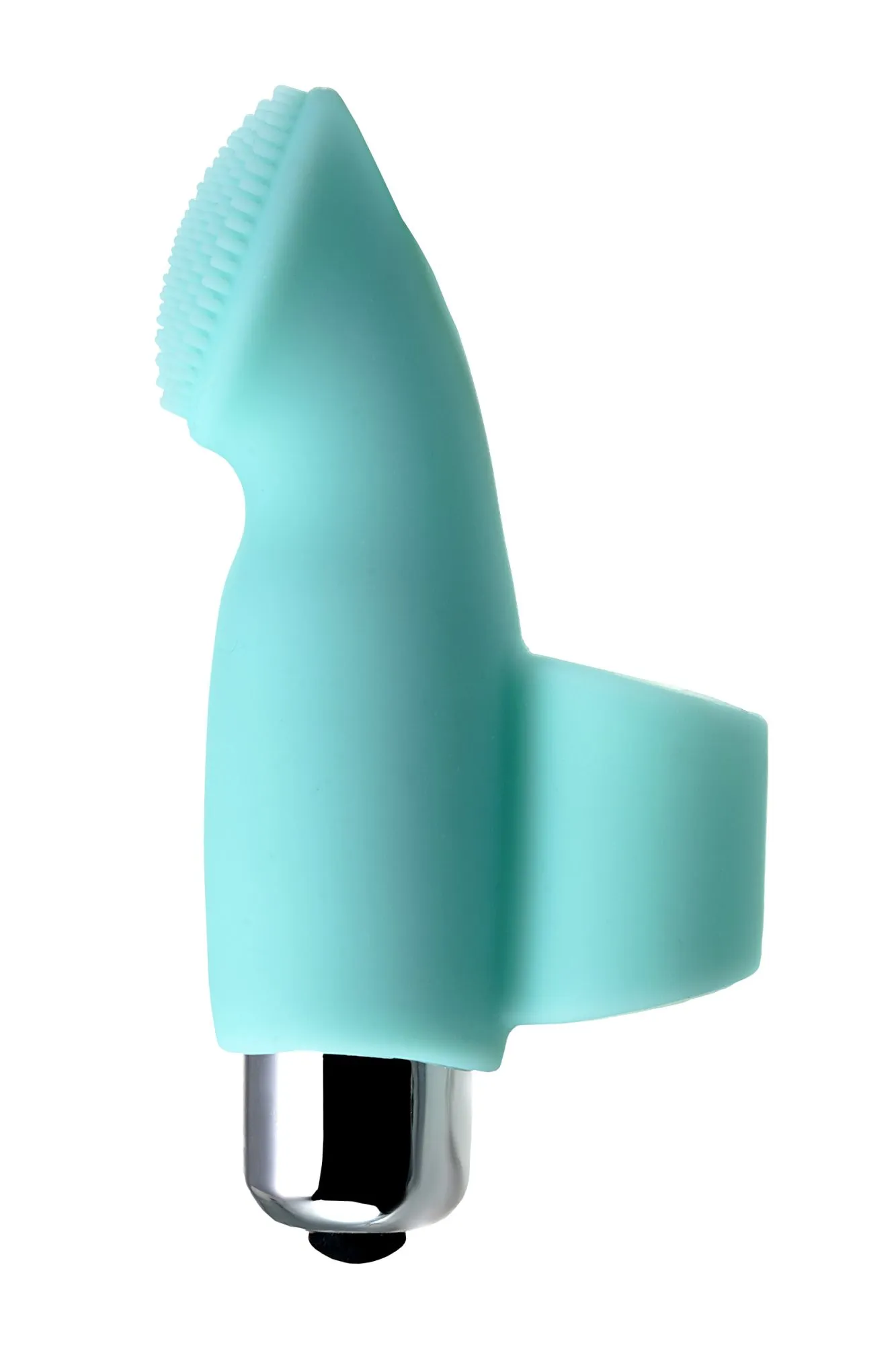 вибронасадка на палец для клиторальной стимуляции jos bliss, силикон, голубая, 9 см в Новом Уренгое