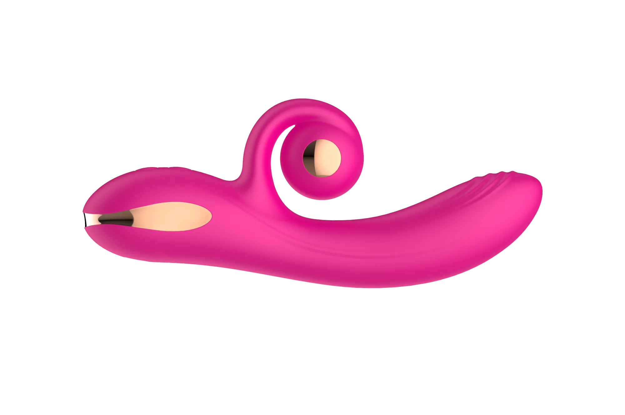 силиконовый вибратор-кролик с функцией вращения sw3052-hot-pink в Новом Уренгое