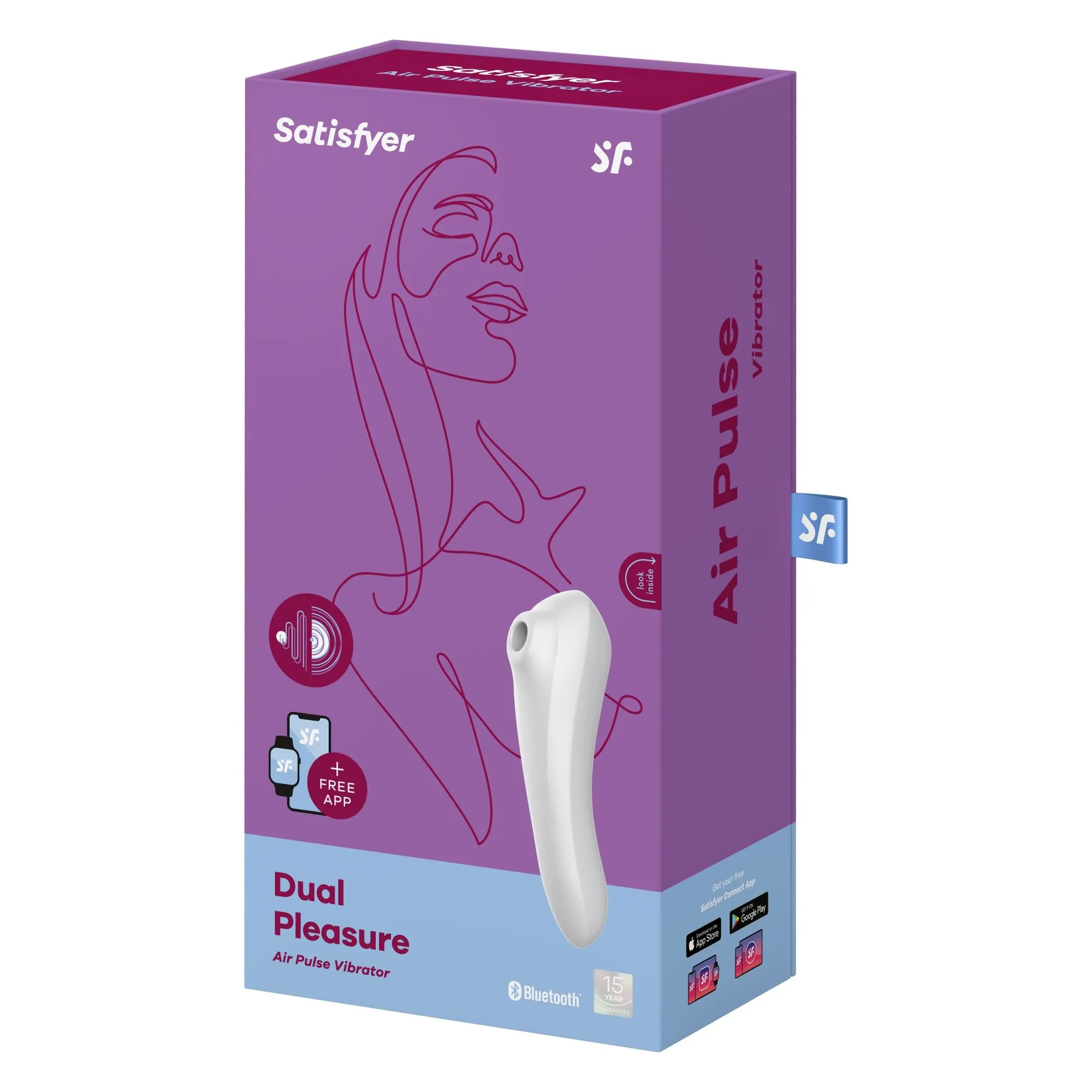 вакуумный массажер satisfyer dual pleasure white 003092sa в Новом Уренгое