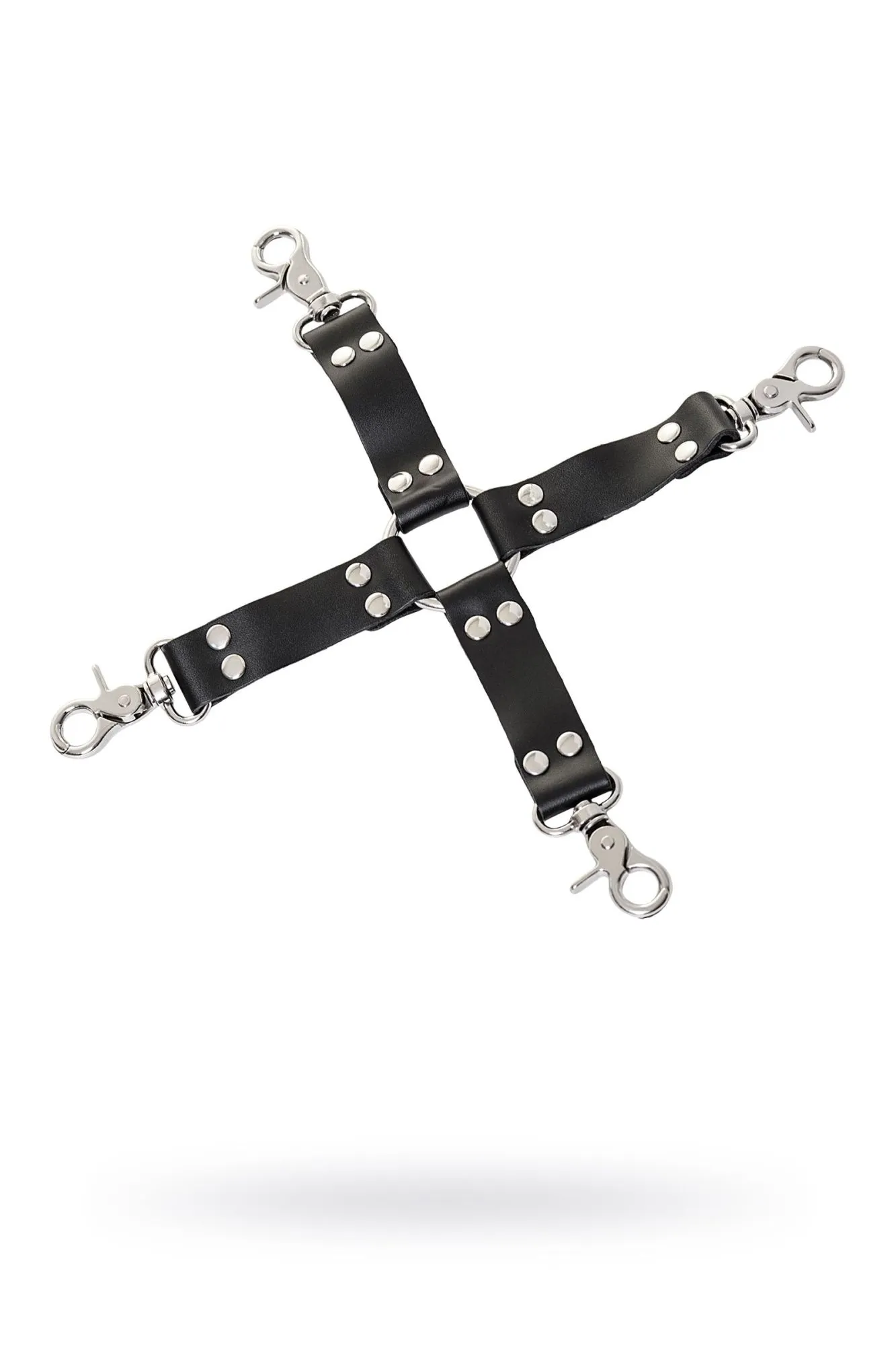 переходник бондажный toyfa theatre, кожанный, черный в Новом Уренгое