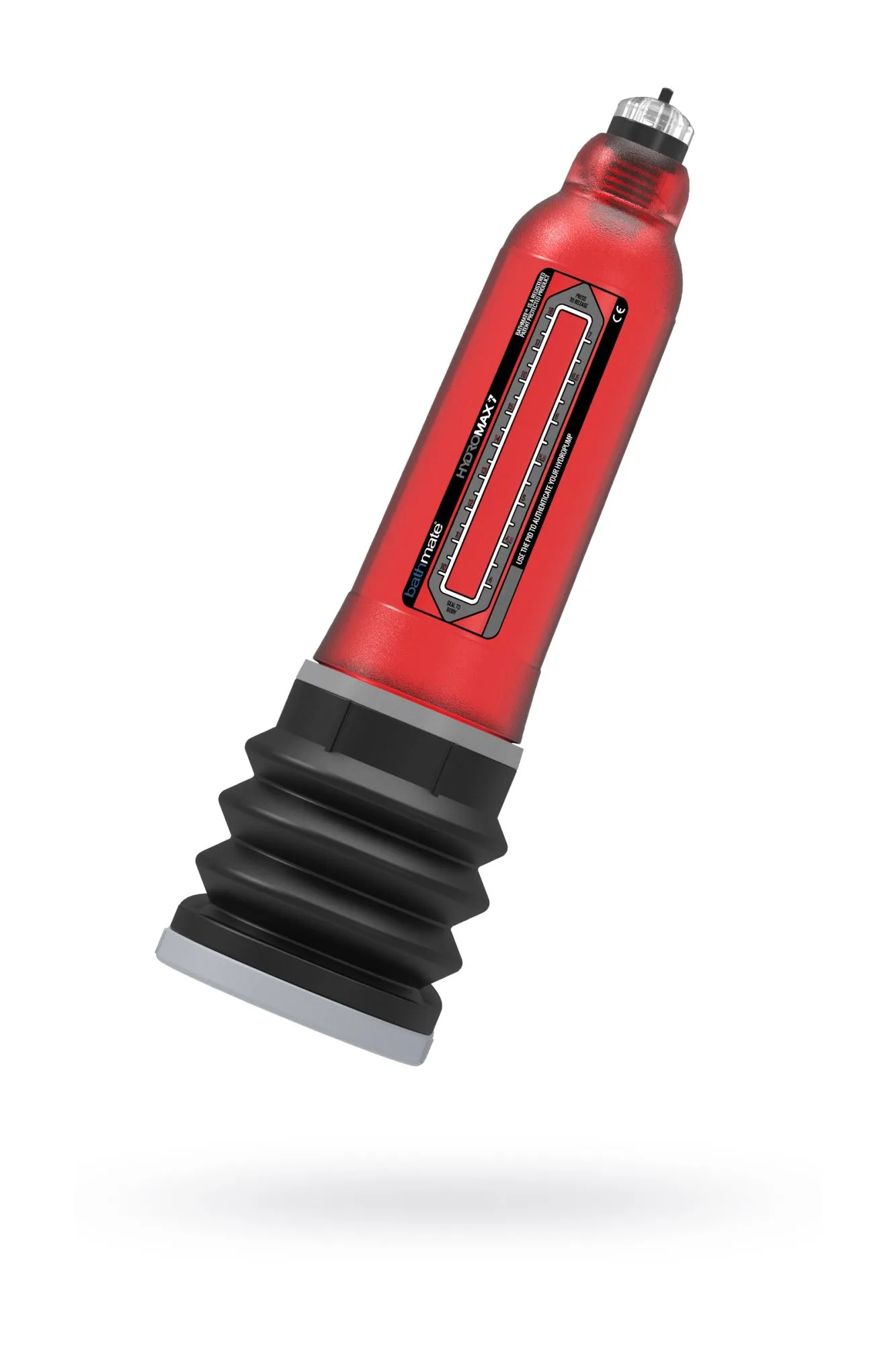 гидропомпа bathmate hydromax7, abs пластик, красный, 30 см (аналог hydromax x30) в Новом Уренгое