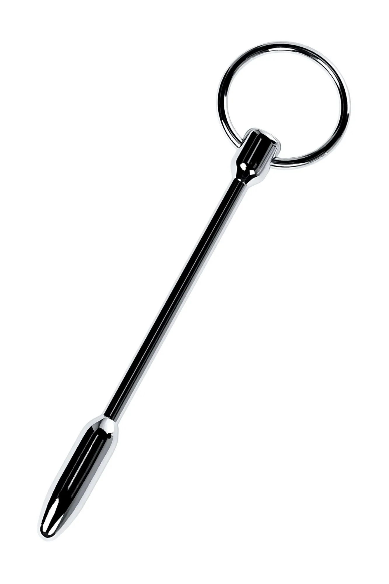 уретральный плаг-пуля toyfa metal с кольцом в основании, серебряный в Новом Уренгое