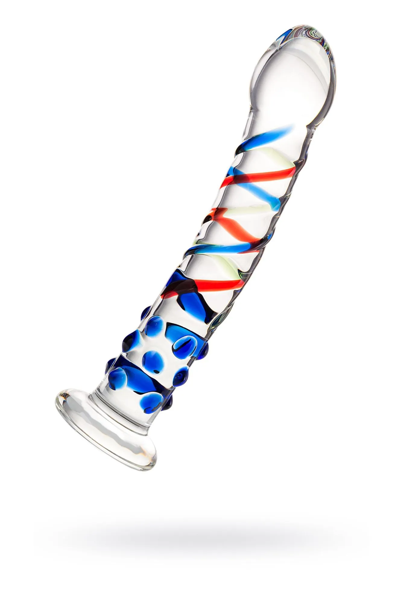 нереалистичный фаллоимитатор sexus glass, стекло, прозрачный, 18 см в Новом Уренгое