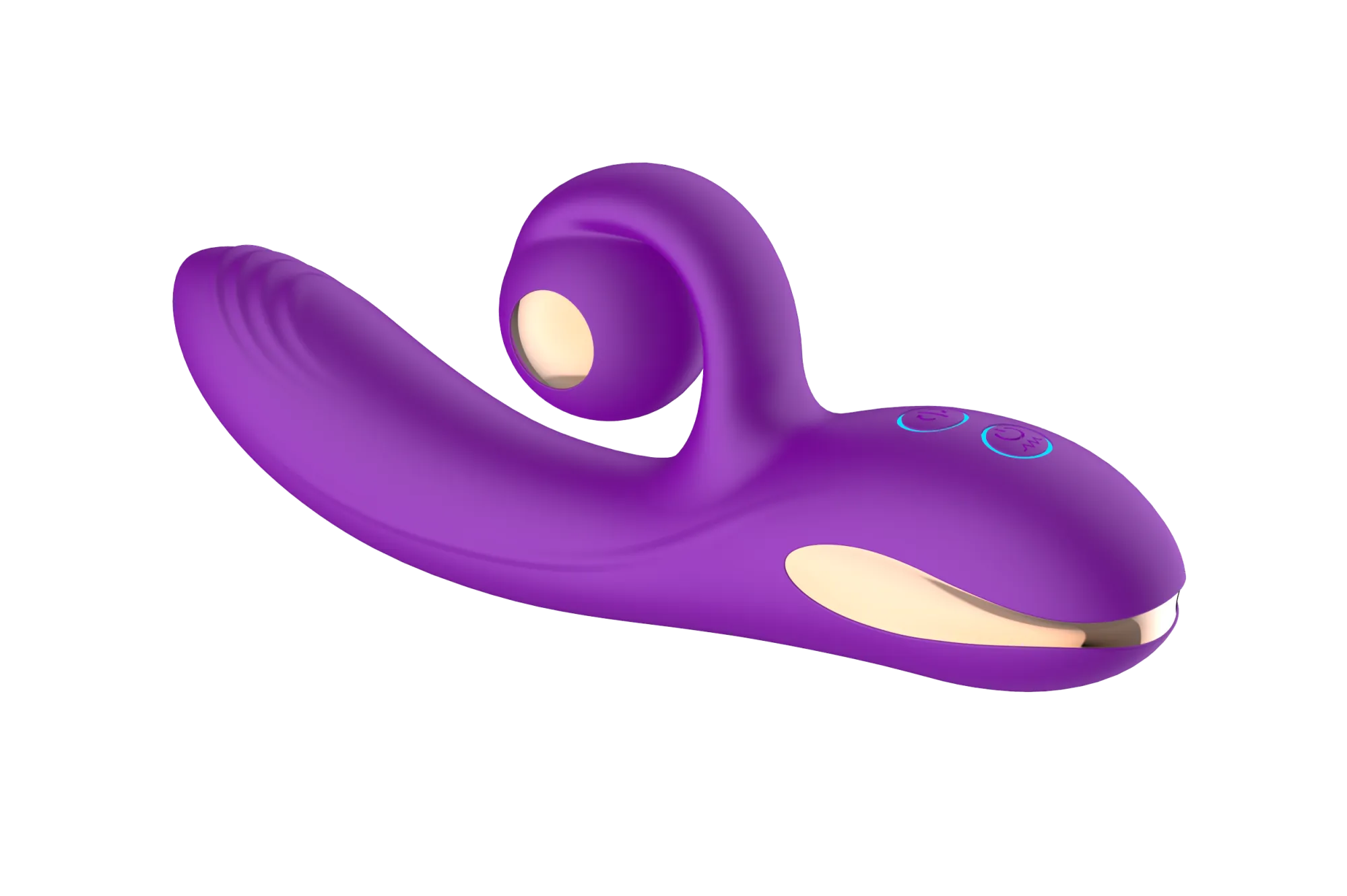 силиконовый вибратор-кролик с функцией вращения sw3052-purple в Новом Уренгое