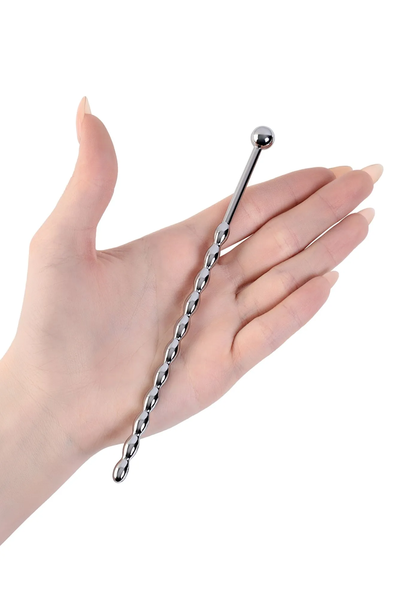 уретральный плаг-косичка metal by toyfa длинный, серебряный в Новом Уренгое