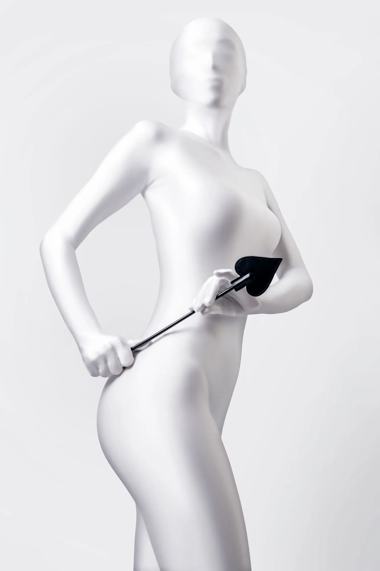 стек anonymo #0007, pu кожа, черный, 36 см в Новом Уренгое