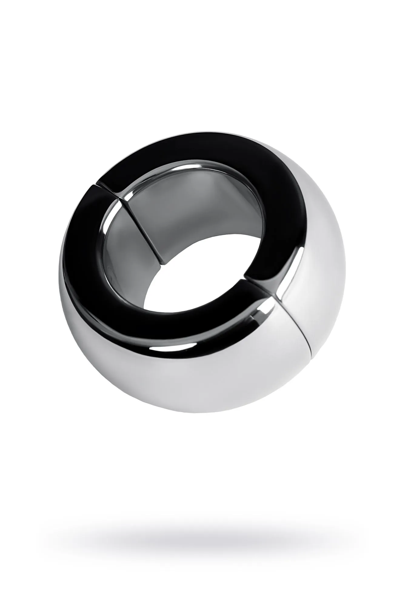 утяжелитель на мошонку metal by toyfa на магнитах, серебряный в Новом Уренгое