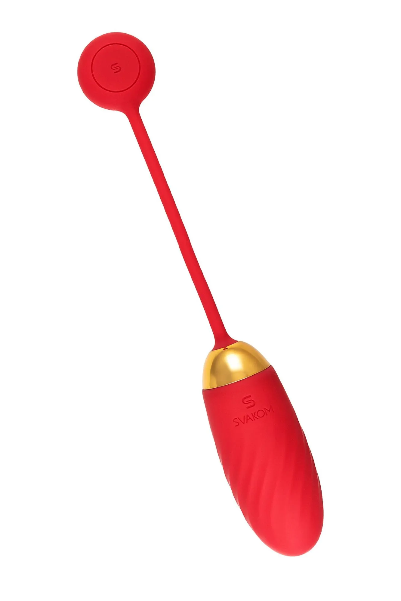 виброяйцо svakom ella neo на ду, с приложением, силикон, красное в Новом Уренгое