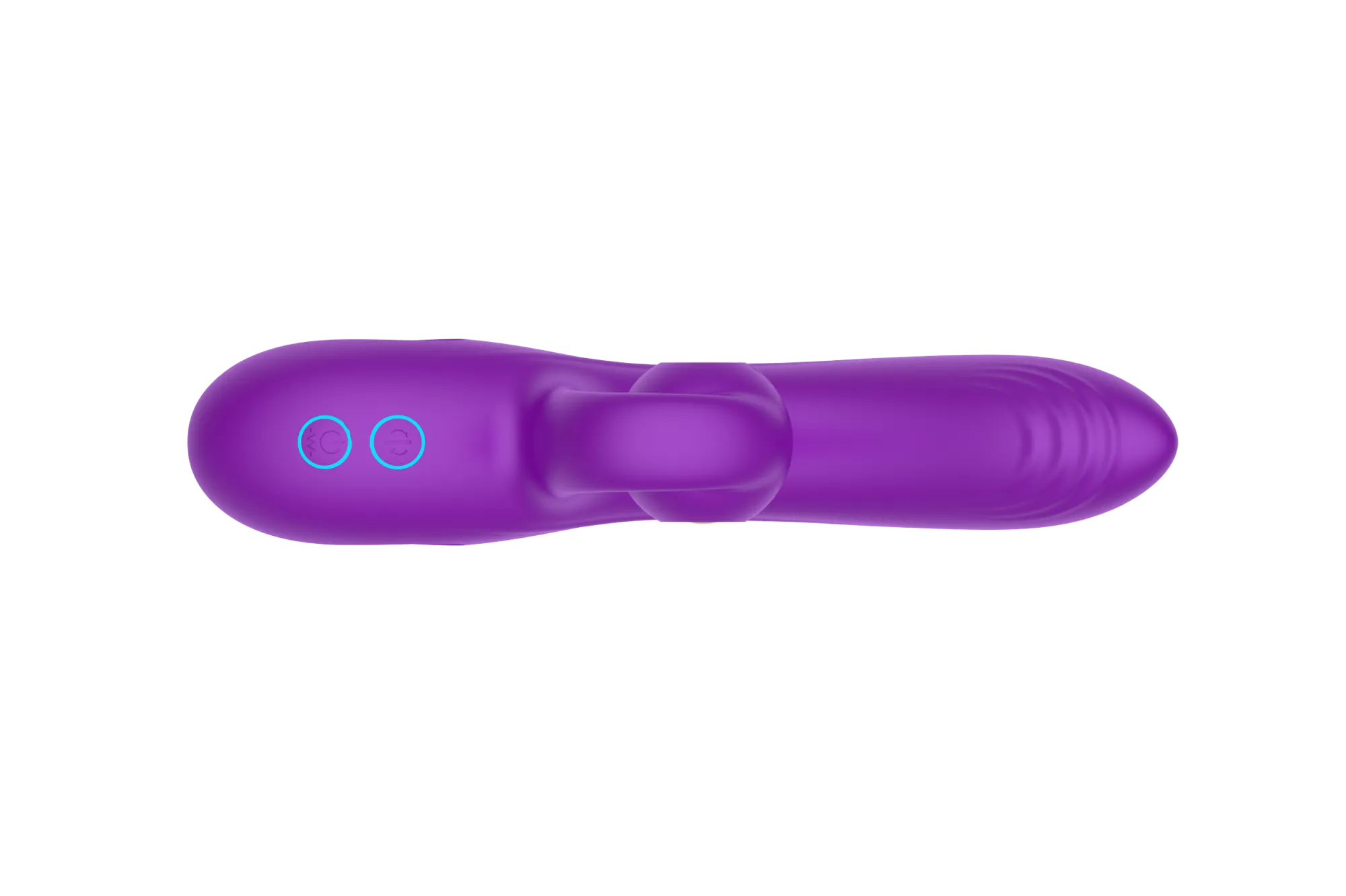силиконовый вибратор-кролик с функцией вращения sw3052-purple в Новом Уренгое