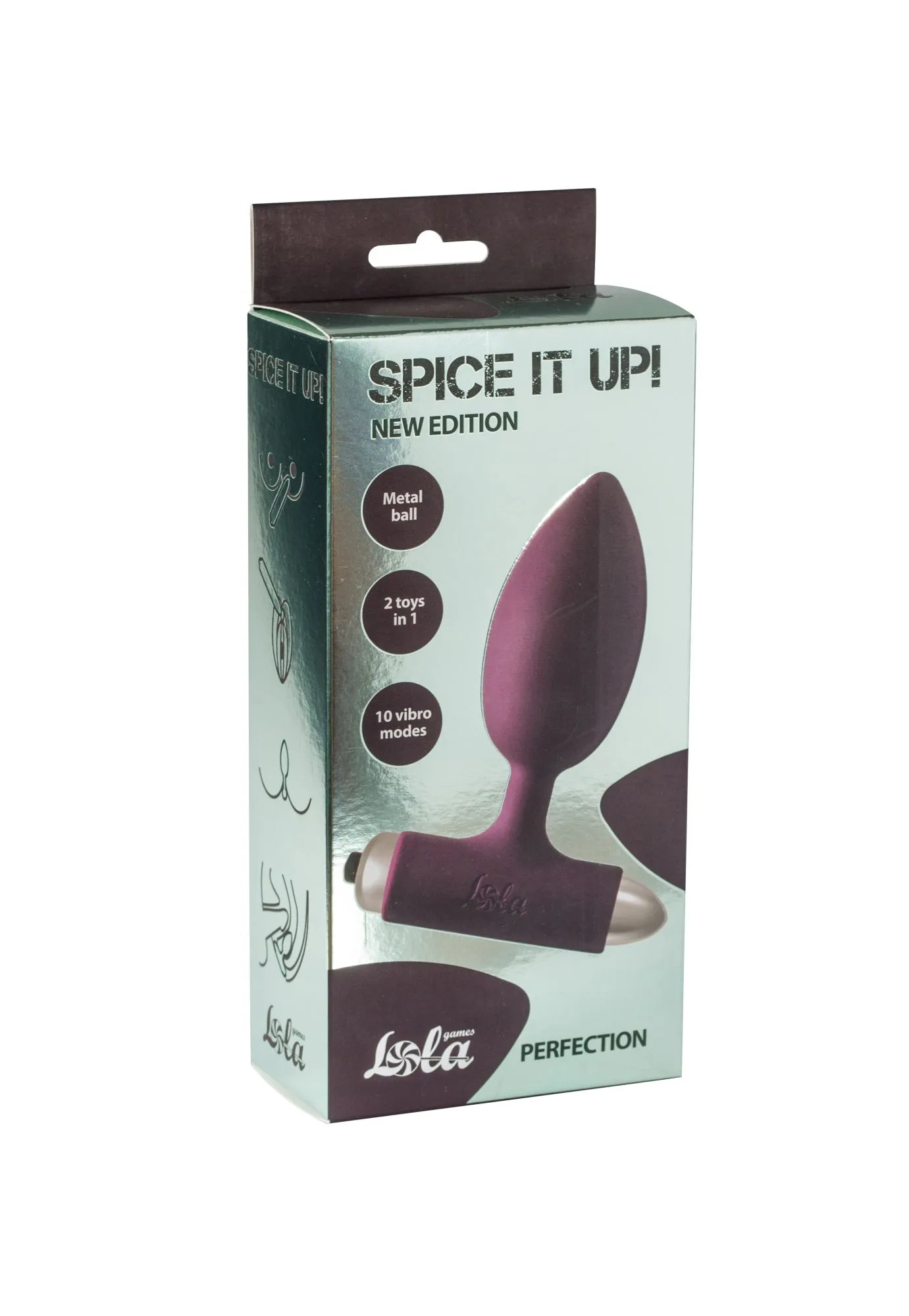 анальная пробка с вибрацией spice it up new edition perfection wine red 8014-03lola в Новом Уренгое