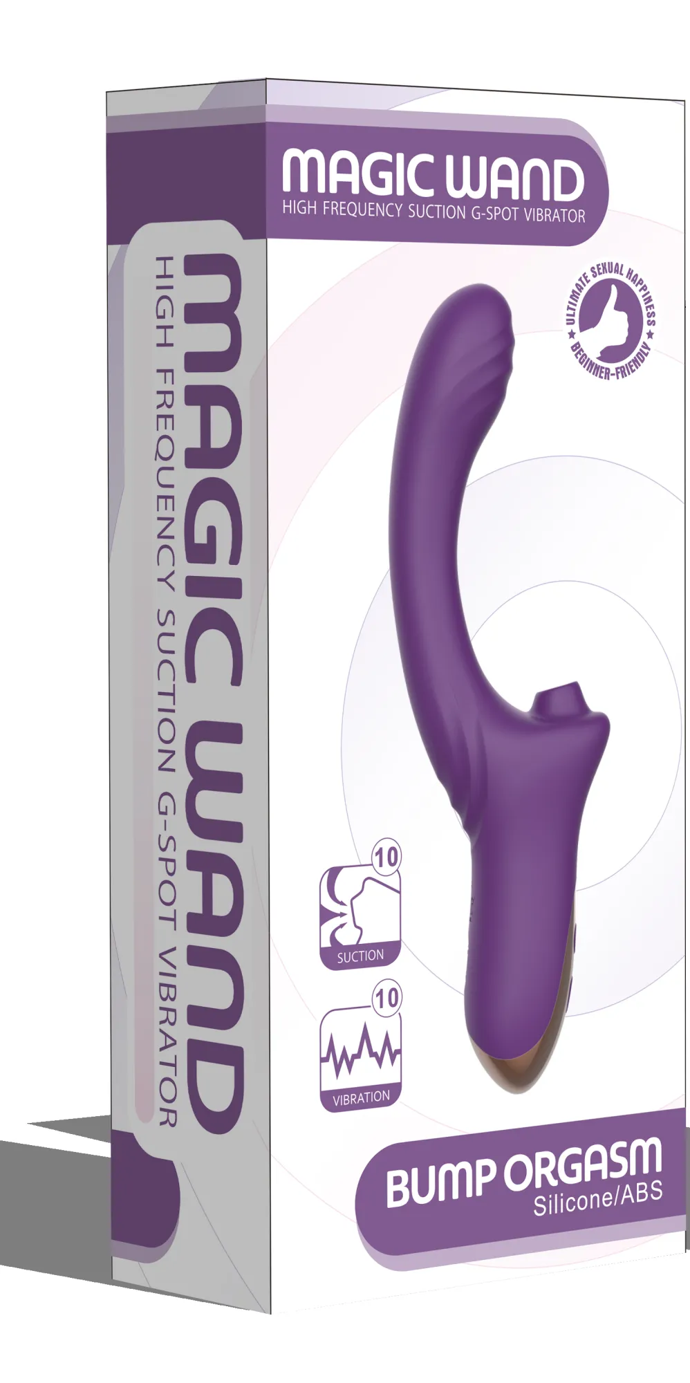 вагинально-клиторальный вибратор secwell sw3044-purple в Новом Уренгое