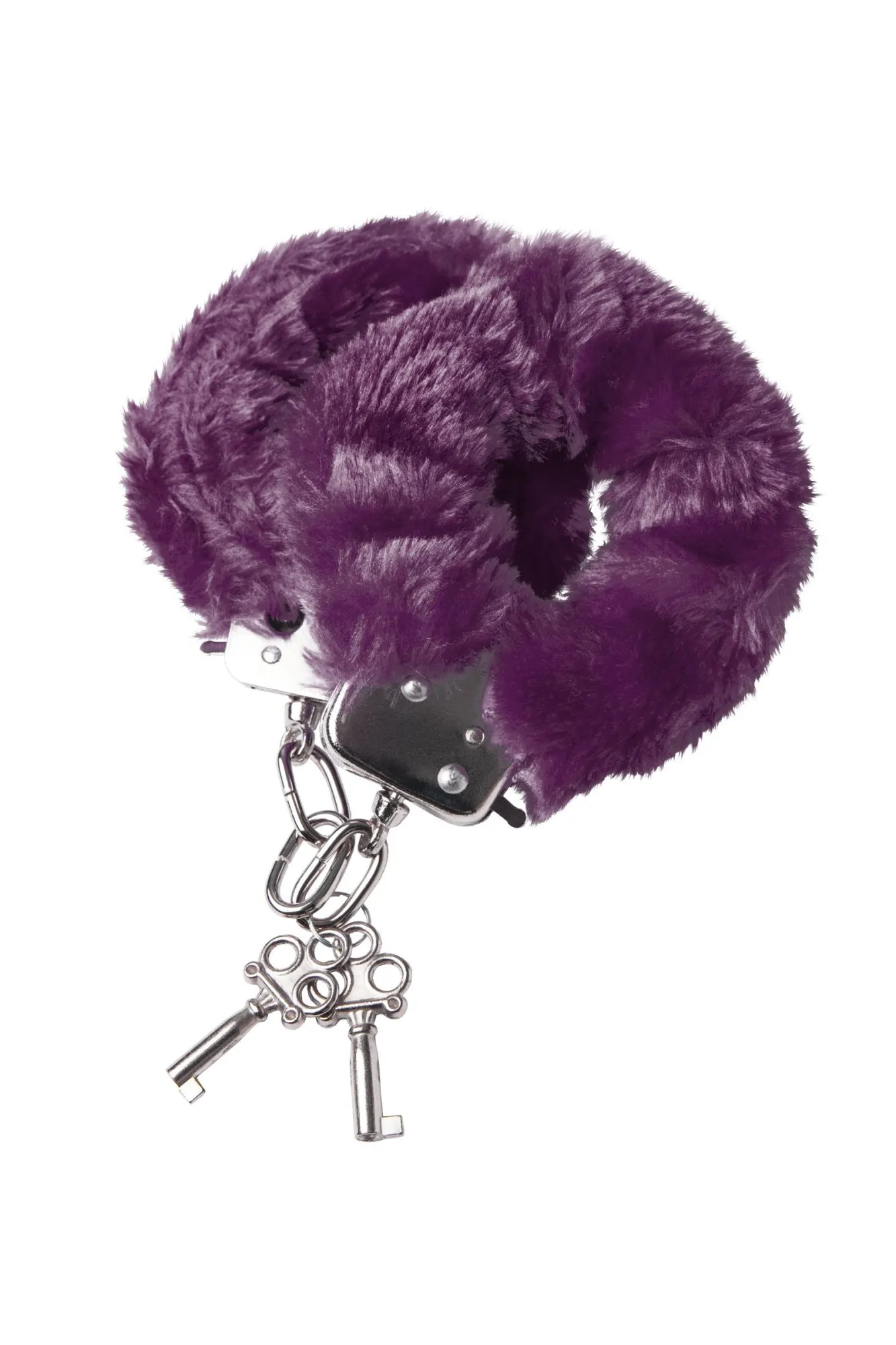 наручники toyfa theatre, меховые, фиолетовые, 28 см в Новом Уренгое