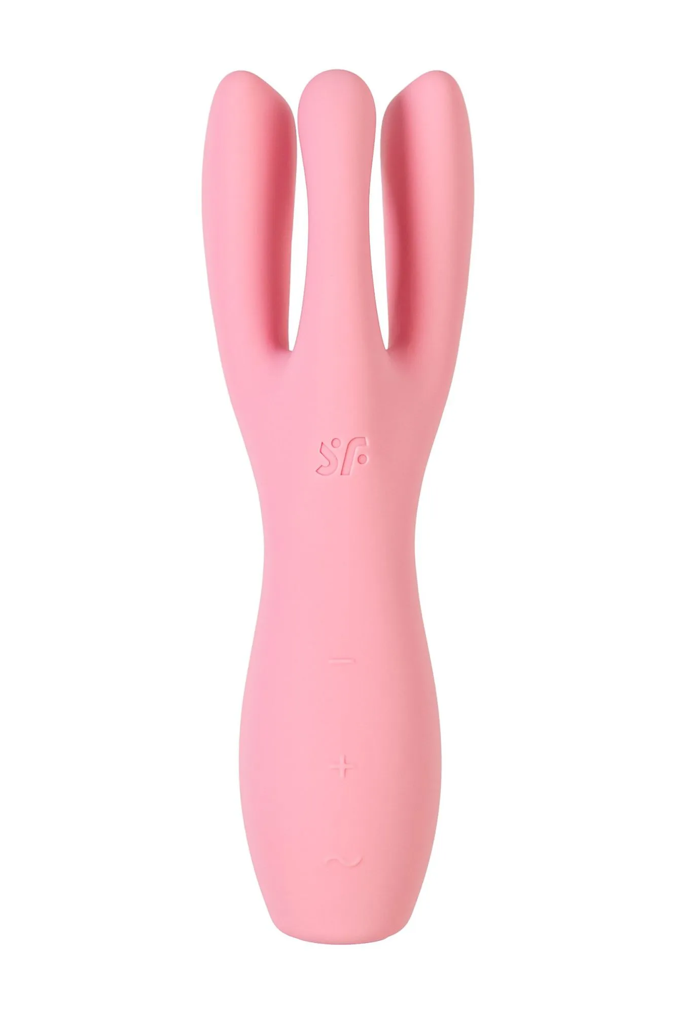 вибростимулятор satisfyer threesome 3, силикон, розовый, 14 см в Новом Уренгое