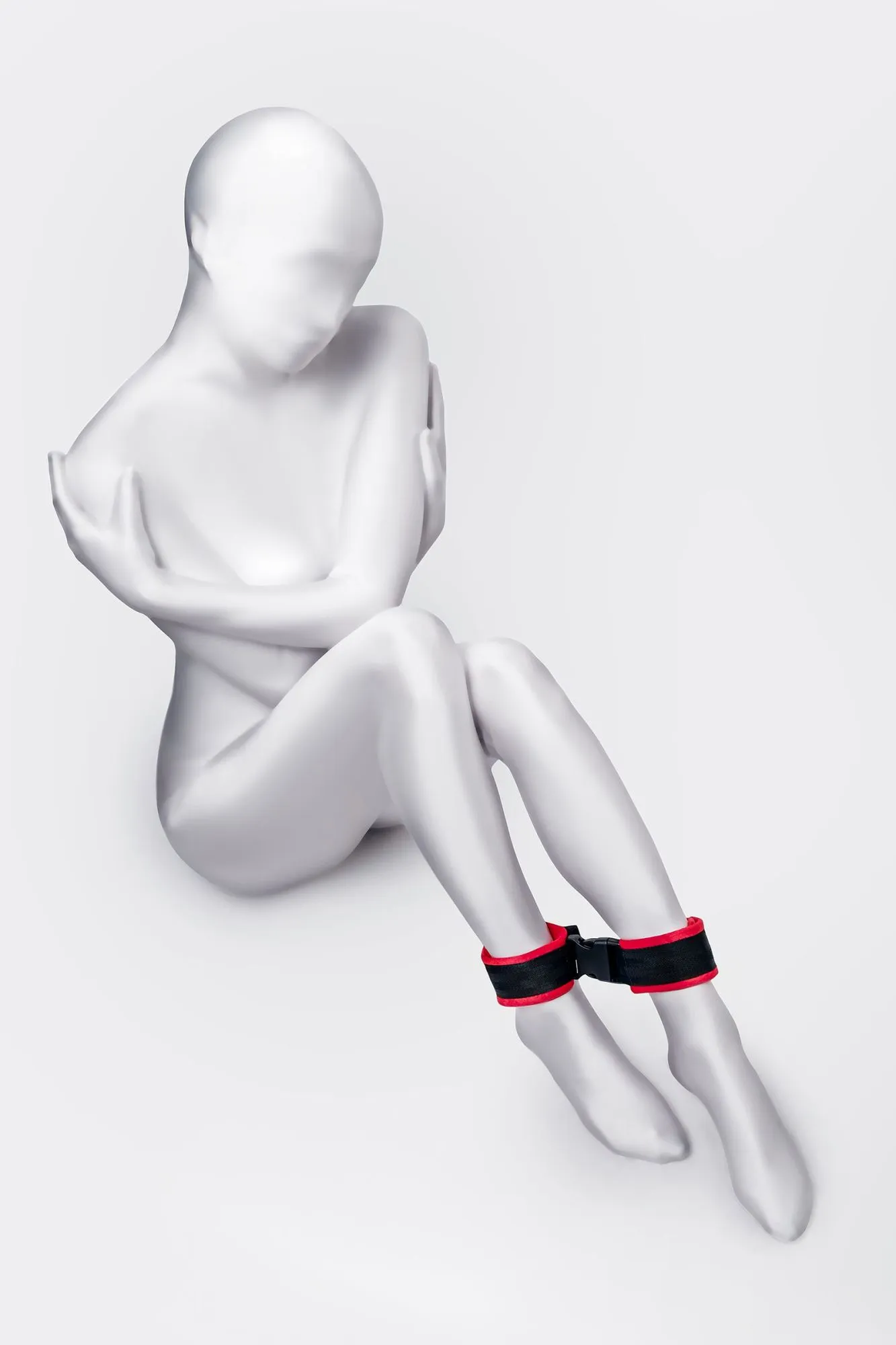 поножи anonymo #0156, велюр, красные, 29 см в Новом Уренгое