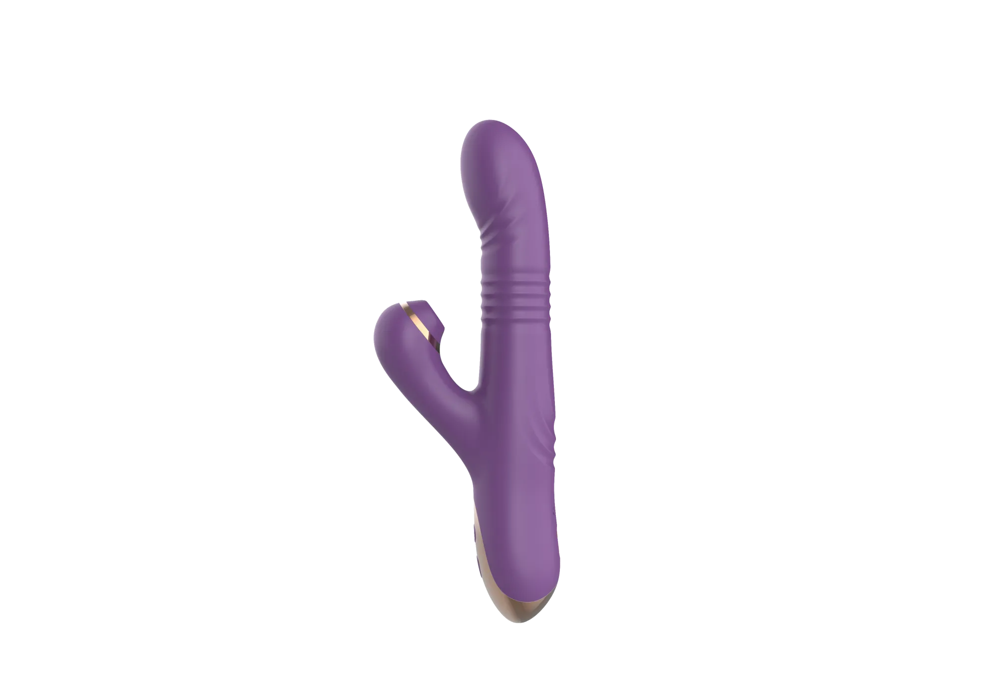 силиконовый вибратор с возвратно-поступательной стимуляцией sw24126-purple в Новом Уренгое