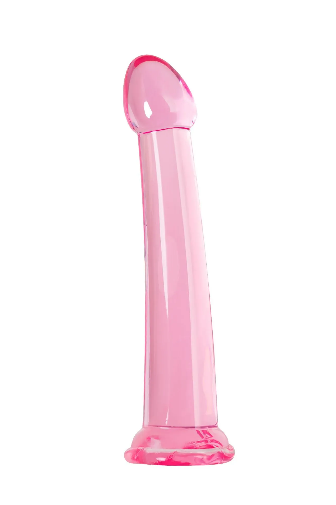 нереалистичный фаллоимитатор jelly dildo xl toyfa basic, tpe, розовый, 22 см в Новом Уренгое