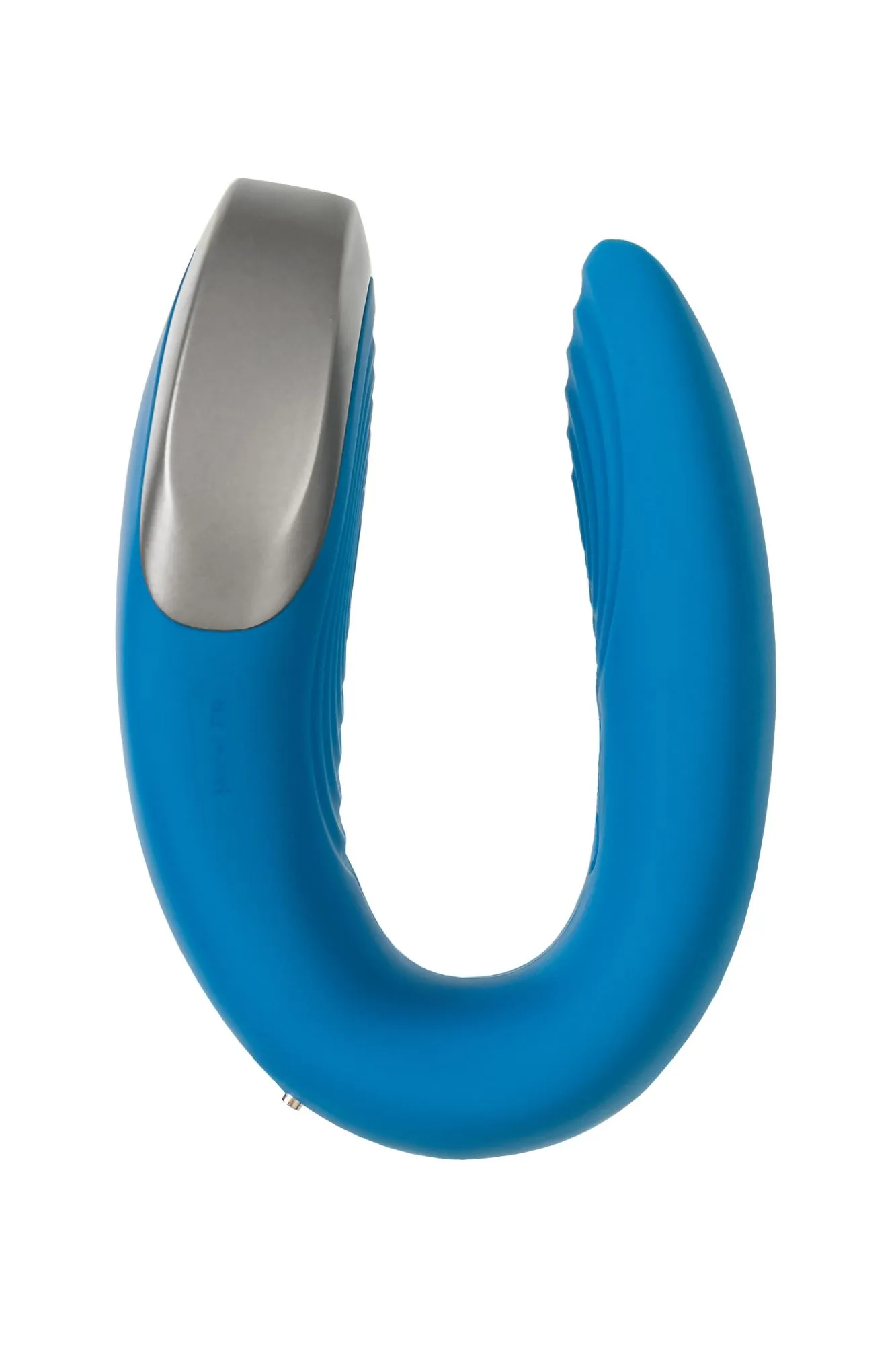 многофункциональный стимулятор для пар satisfyer partner double love, силикон, синий, 9 см в Новом Уренгое