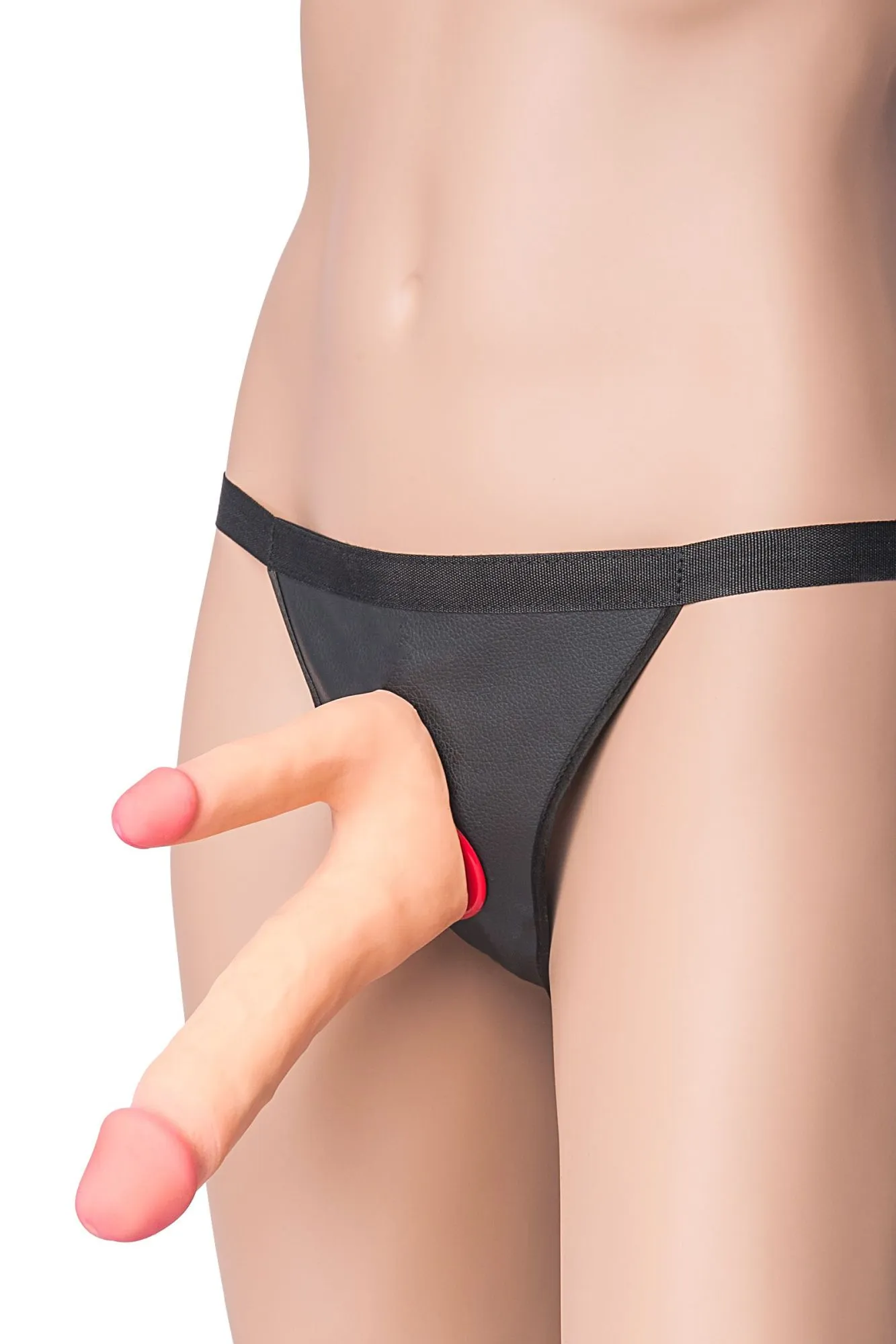 страпон на креплении realstick elite, tpr, телесный, 19 см в Новом Уренгое