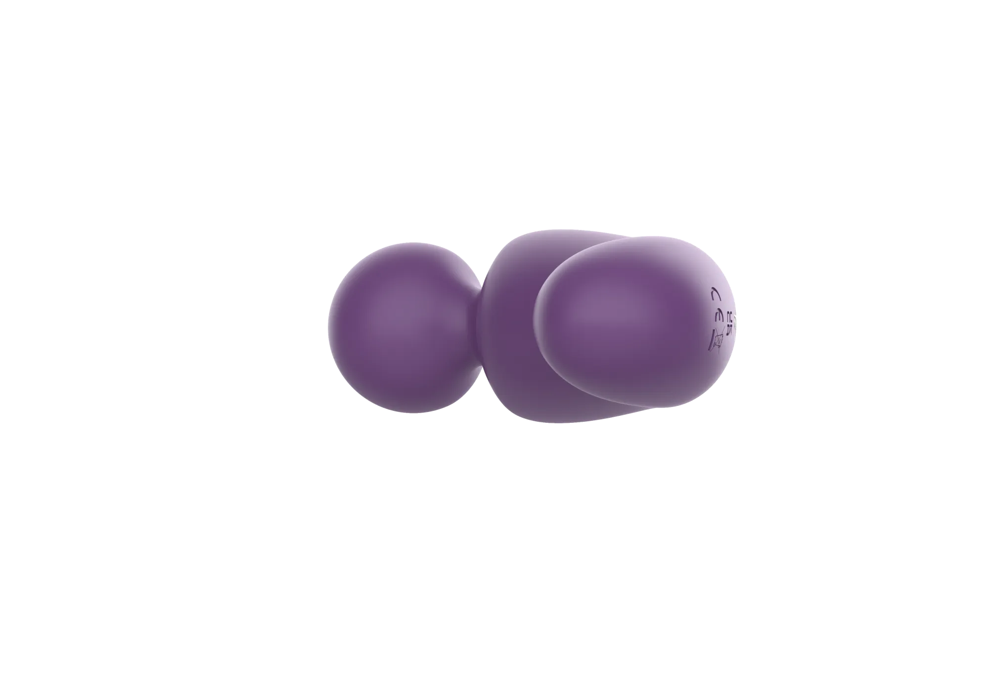 вибратор- вонд с изогнутым корпусом secwell sw24125-purple в Новом Уренгое