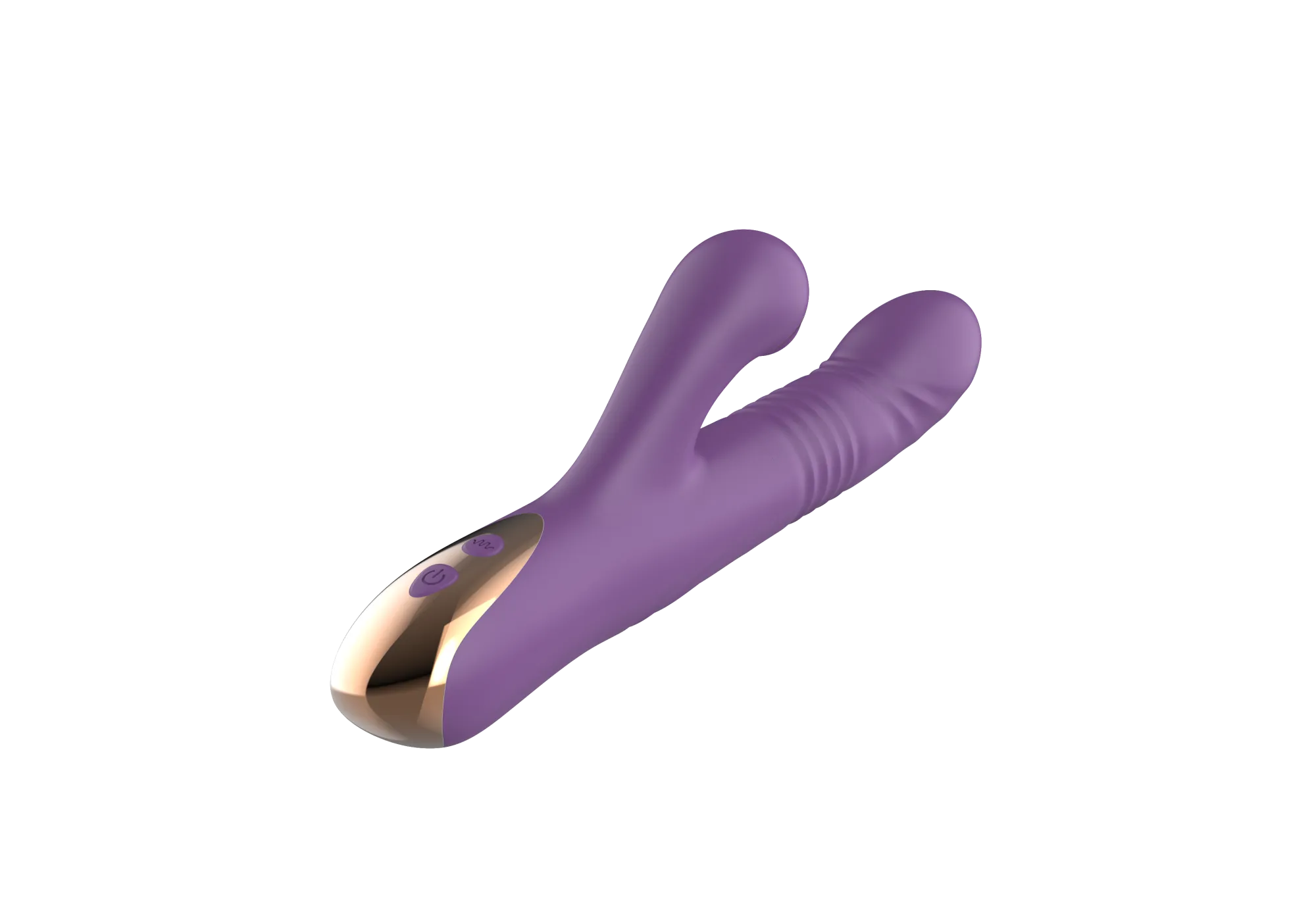 силиконовый вибратор с возвратно-поступательной стимуляцией sw24126-purple в Новом Уренгое
