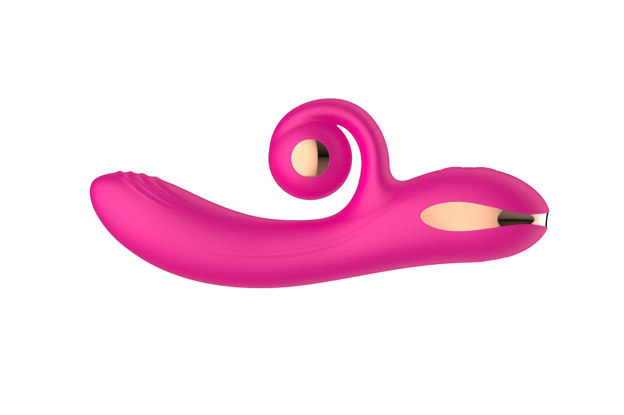 силиконовый вибратор-кролик с функцией вращения sw3052-hot-pink в Новом Уренгое