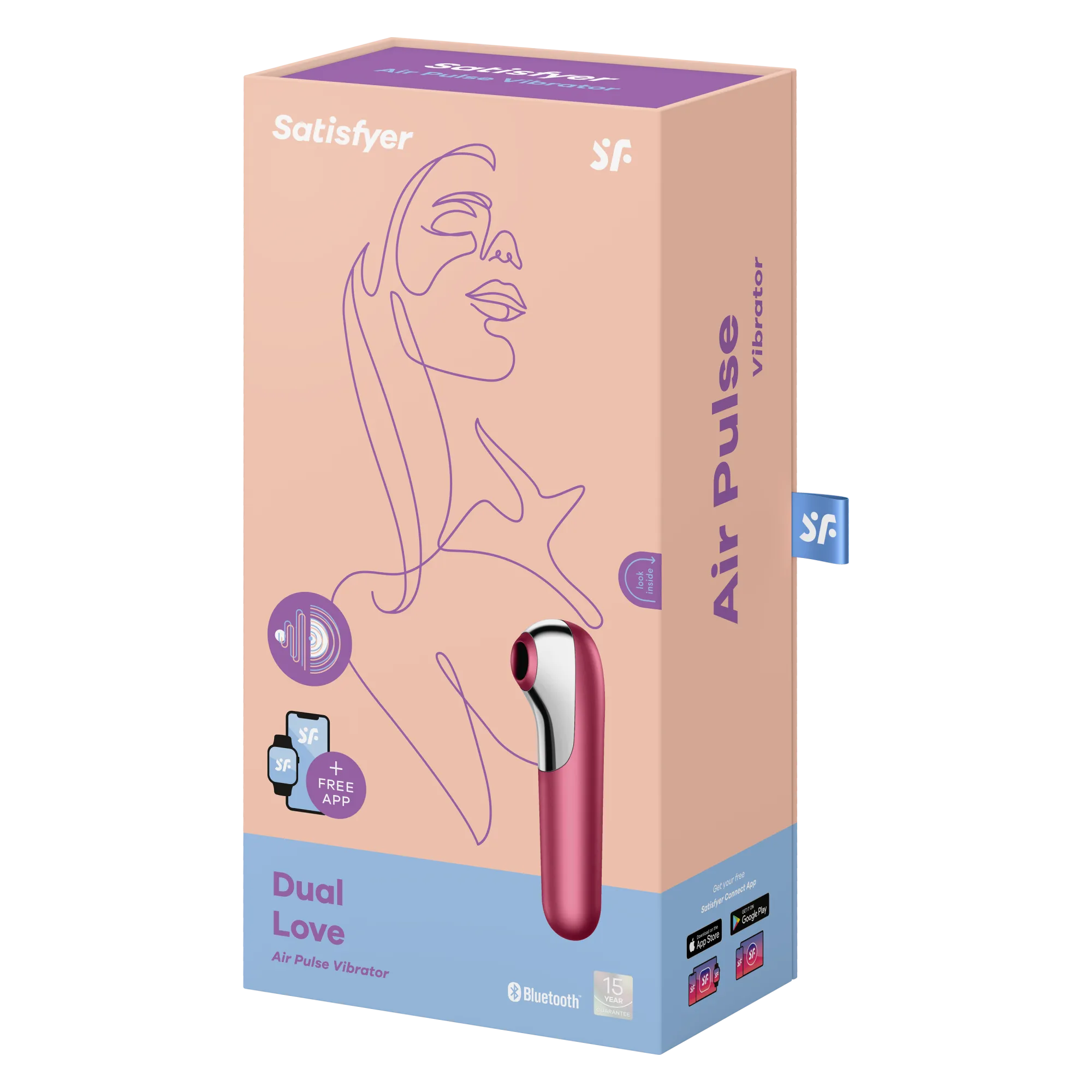 вакуумный массажер satisfyer dual love pink 003054sa в Новом Уренгое