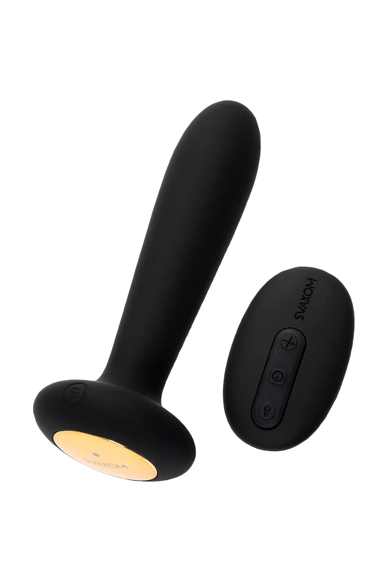 анальная втулка svakom primo, с подогревом, силикон, черный в Новом Уренгое