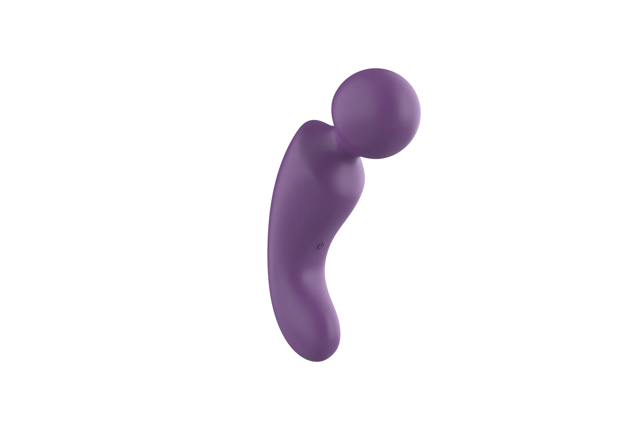 вибратор- вонд с изогнутым корпусом secwell sw24125-purple в Новом Уренгое