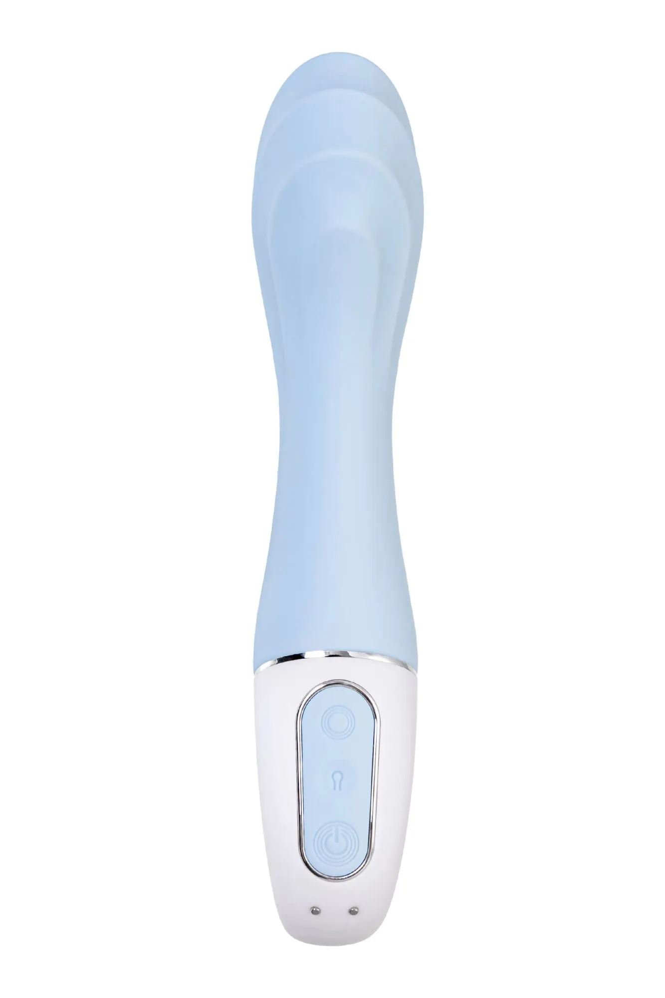 нереалистичный вибратор satisfyer air pump vibrator 5, силикон, голубой,  см. в Новом Уренгое