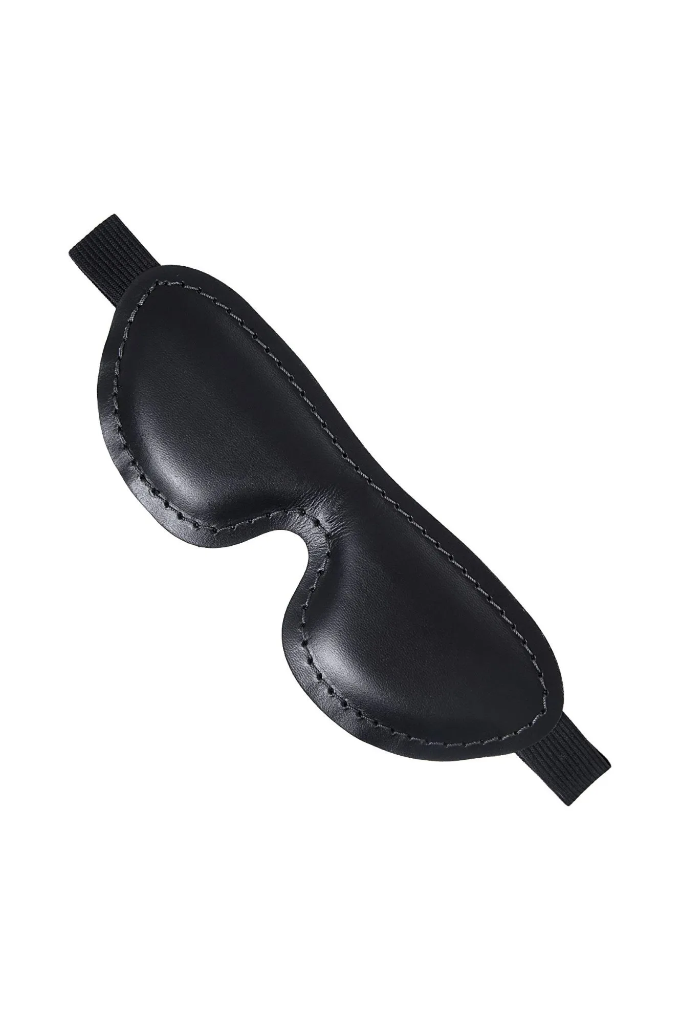 маска pecado bdsm, мягкая закрытая овальная, натуральная кожа, черная в Новом Уренгое