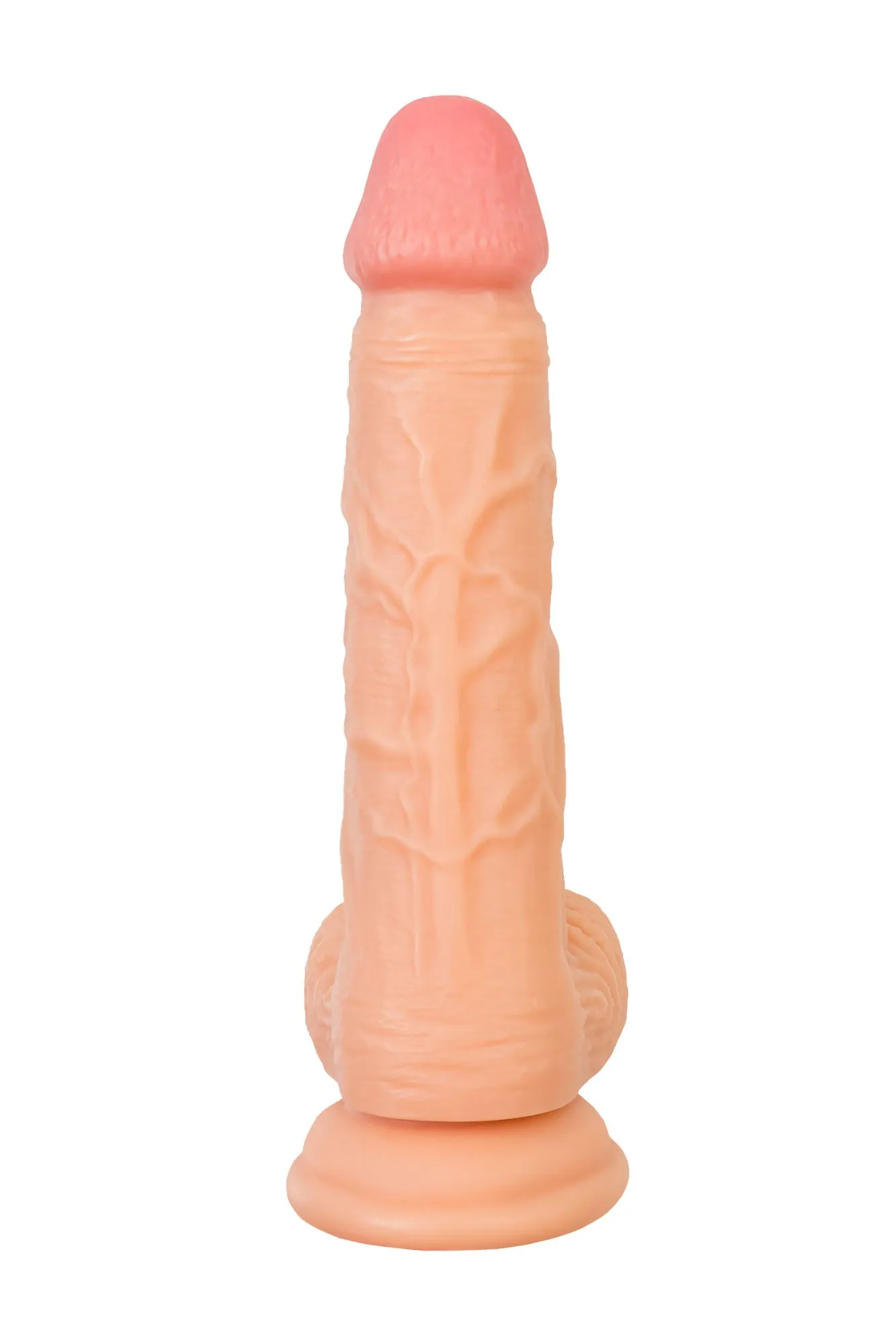 реалистичный фаллоимитатор realstick nude baz, pvc, телесный, 19 см в Новом Уренгое