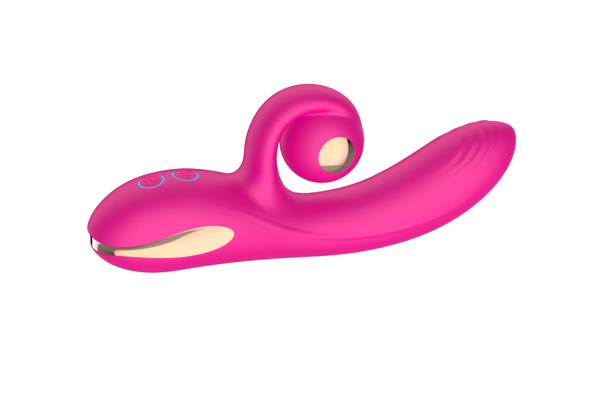 силиконовый вибратор-кролик с функцией вращения sw3052-hot-pink в Новом Уренгое