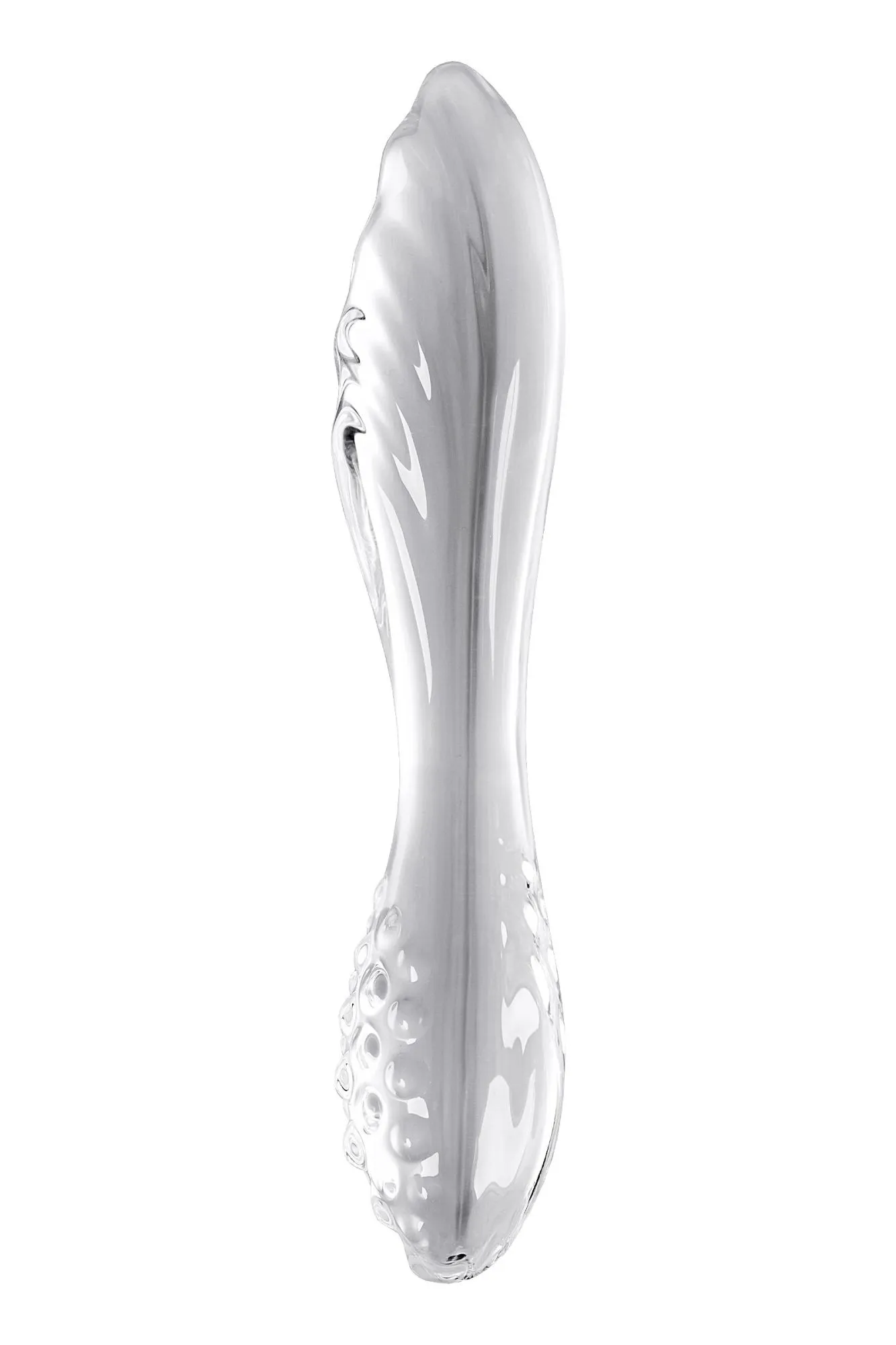 двусторонний фаллоимитатор satisfyer dazzling crystal 1, стекло, прозрачный, 18,5 см в Новом Уренгое
