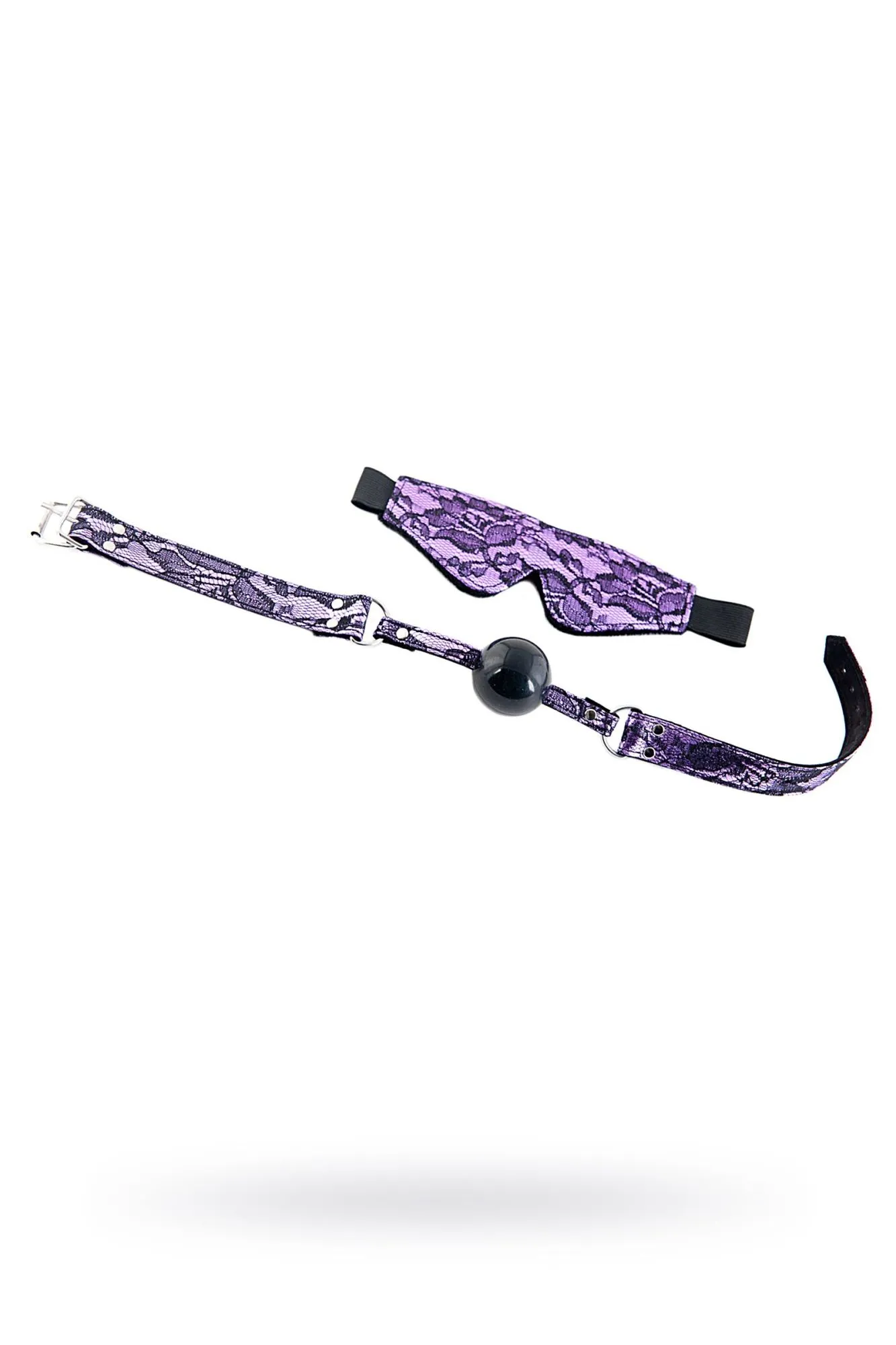 кружевной набор toyfa marcus (маска и кляп), розовый в Новом Уренгое