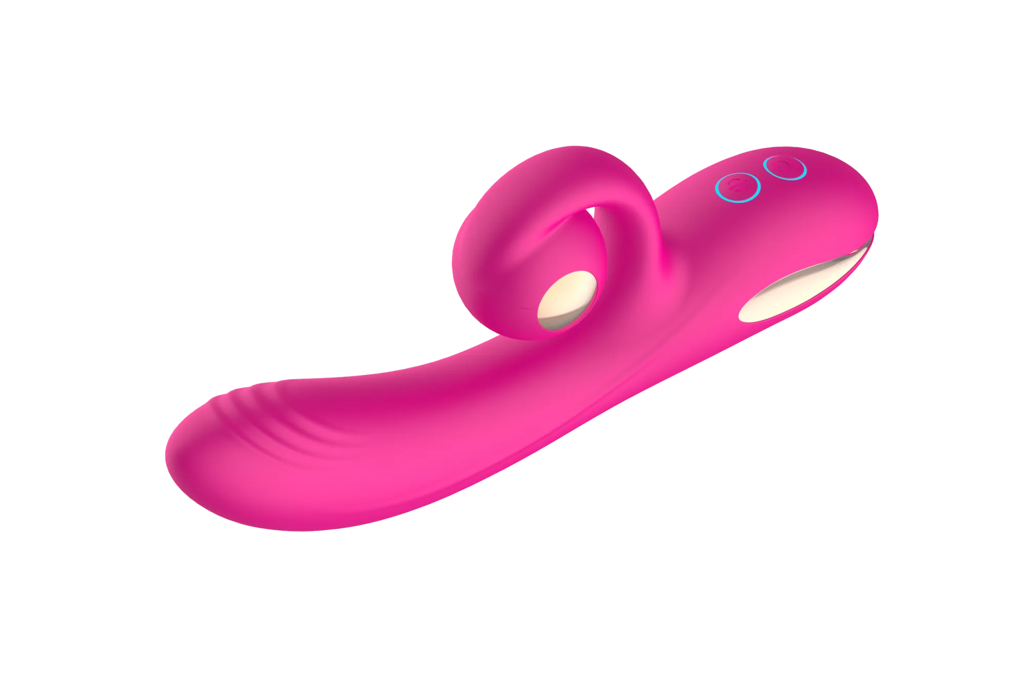 силиконовый вибратор-кролик с функцией вращения sw3052-hot-pink в Новом Уренгое