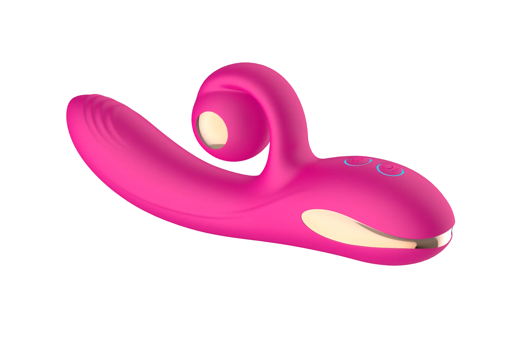 силиконовый вибратор-кролик с функцией вращения sw3052-hot-pink в Новом Уренгое