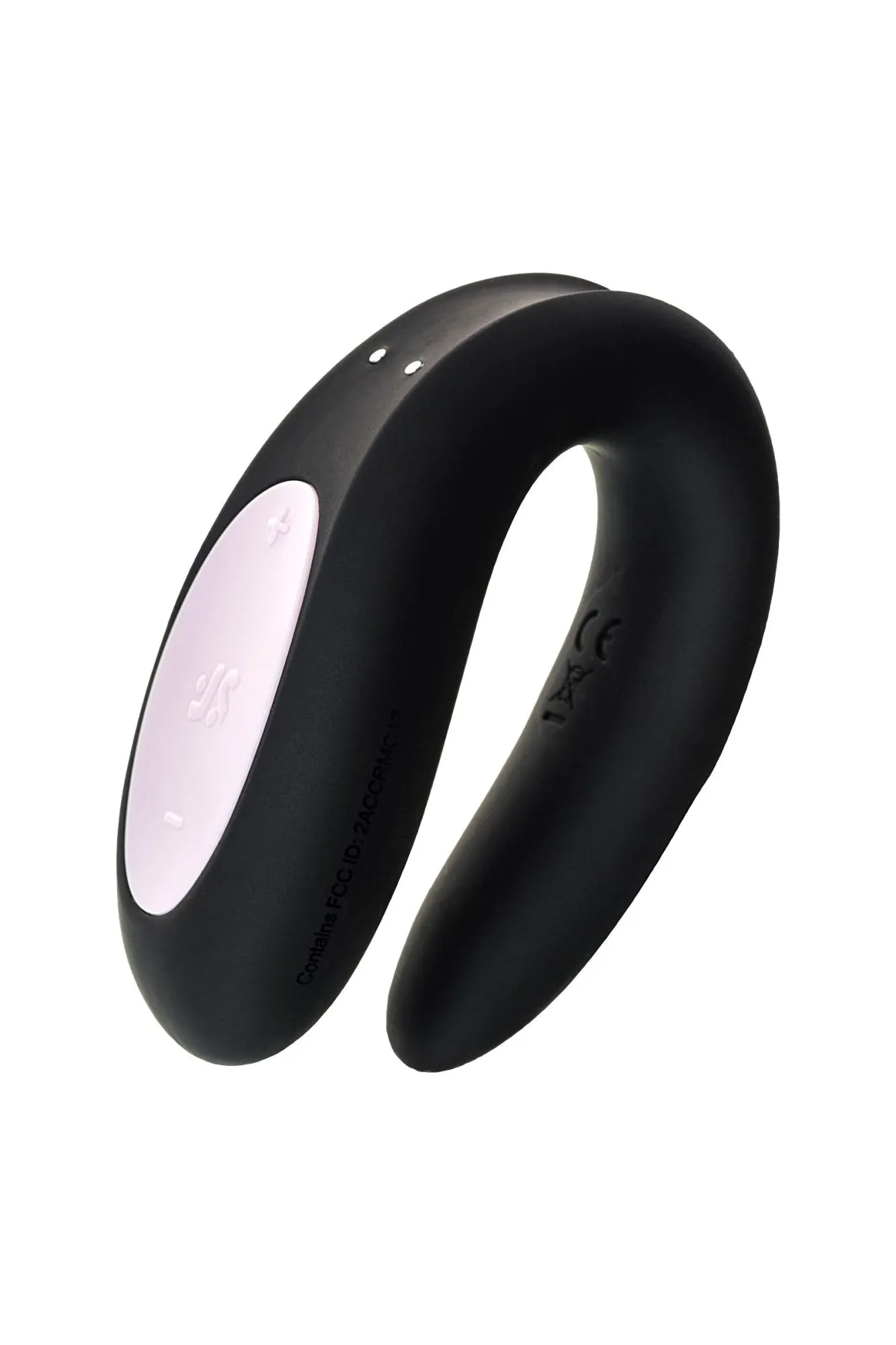 многофункциональный стимулятор для пар satisfyer partner double joy, силикон, чёрный, 18 см. в Новом Уренгое