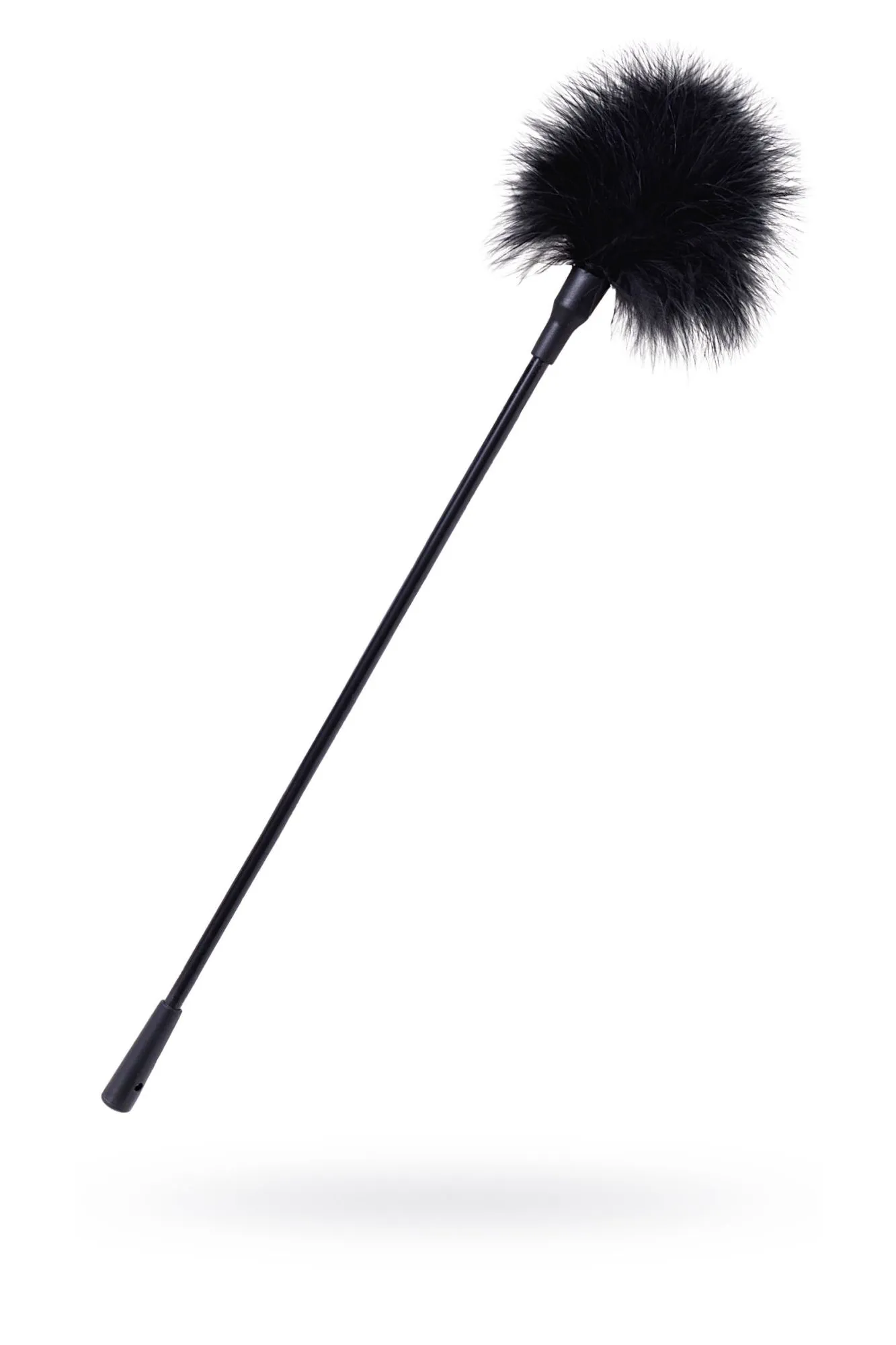 щекоталка toyfa theatre, пух, черная в Новом Уренгое