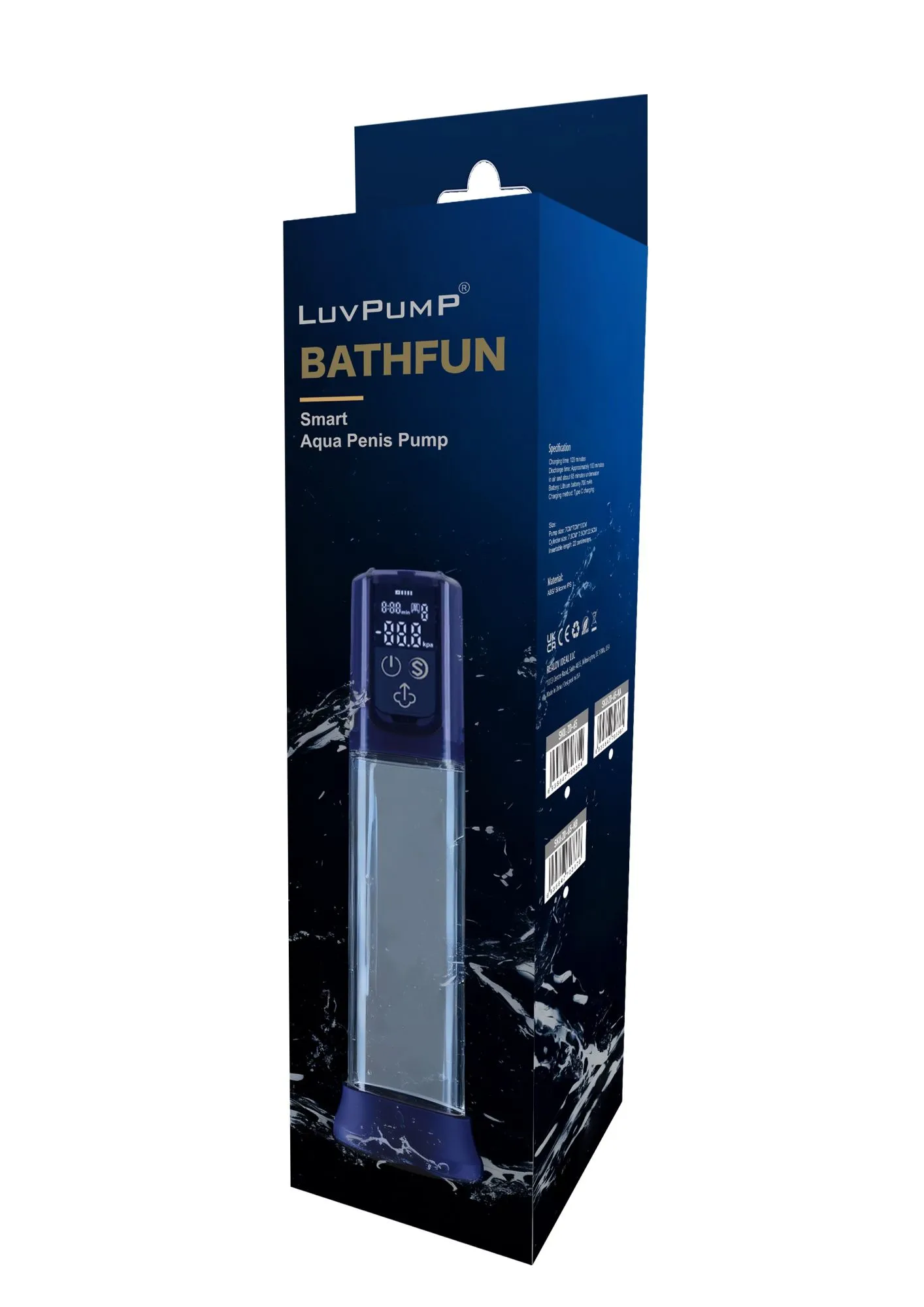 вакуумная помпа realov bathfun pro ai aqua penis pump zd-65-ka в Новом Уренгое