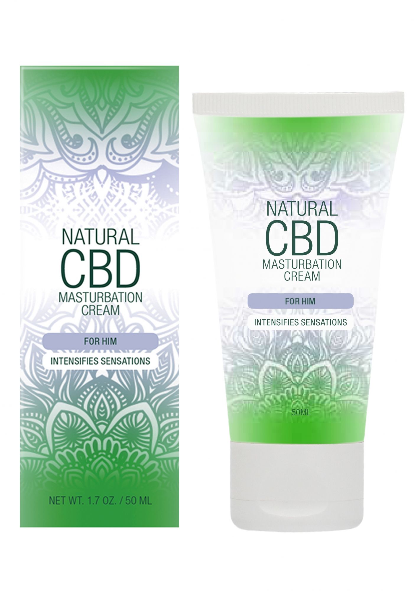 Крем для мастурбации для Него Natural CBD, 50 мл
