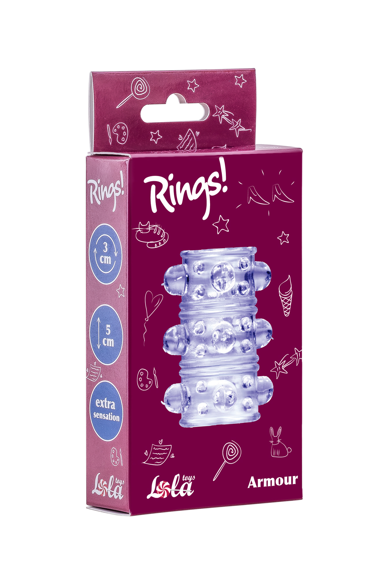 насадка на пенис rings armour purple 0115-12lola в Новом Уренгое