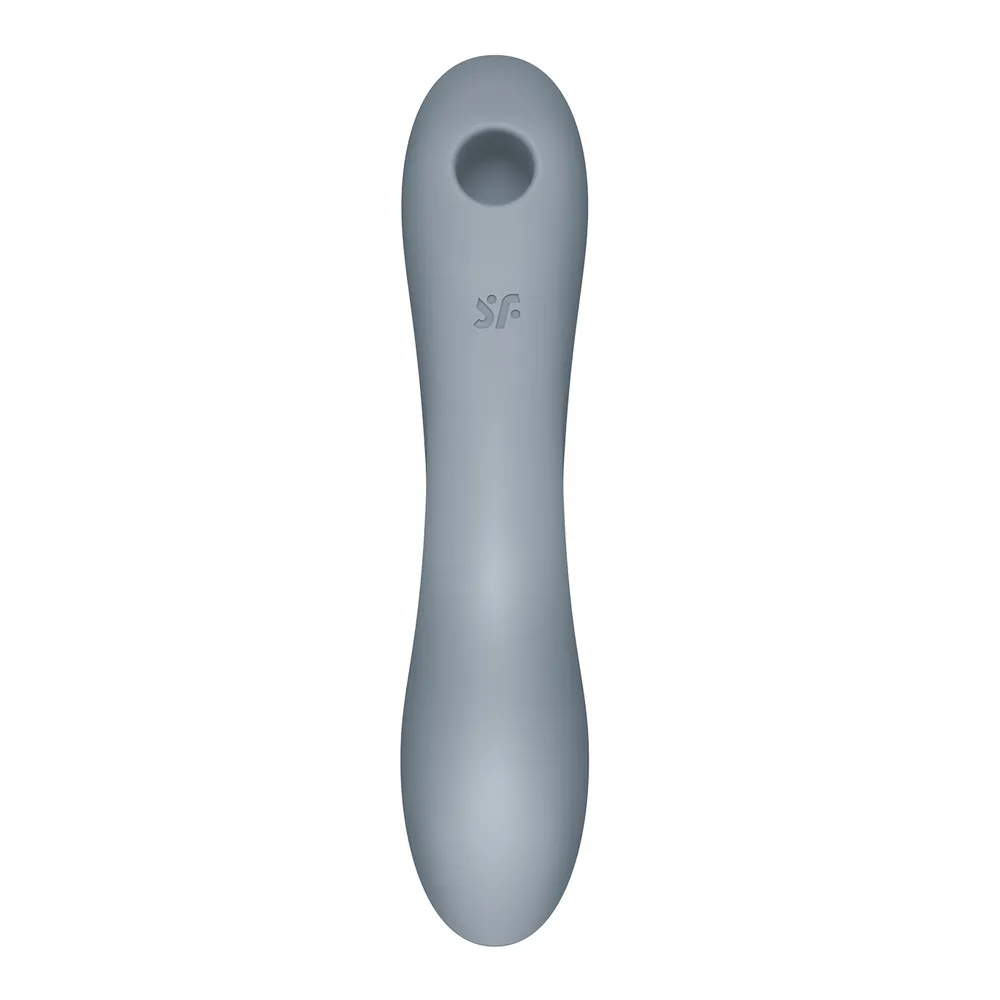 вакуум-волновой бесконтактный стимулятор клитора satisfyer curvy trinity 3, серый в Новом Уренгое