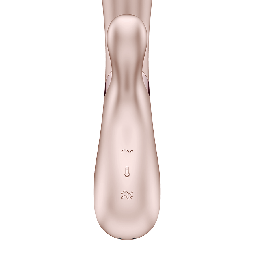 вибромассажер с подогревом и приложением satisfyer hot lover, бежевый в Новом Уренгое