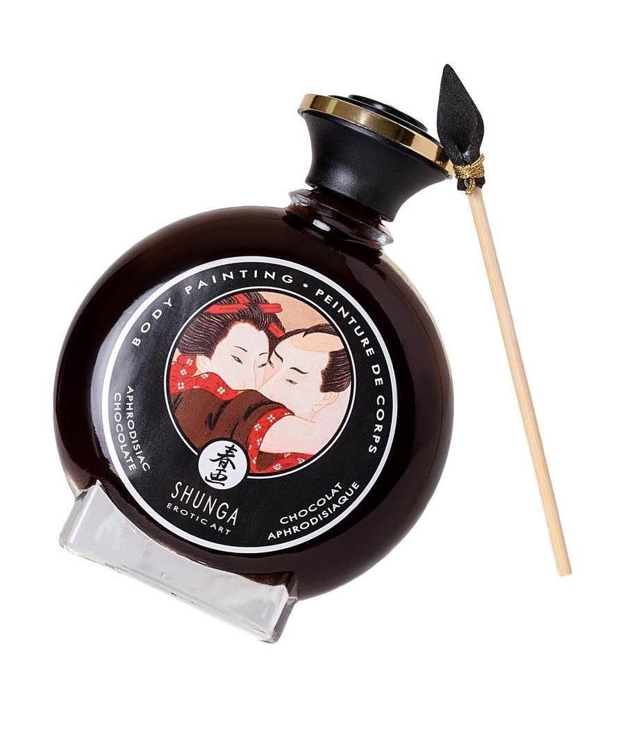 Декоративная крем-краска для тела Shunga «Афродизия. Шоколад» (Aphrodisiac Chocolate), 100 мл