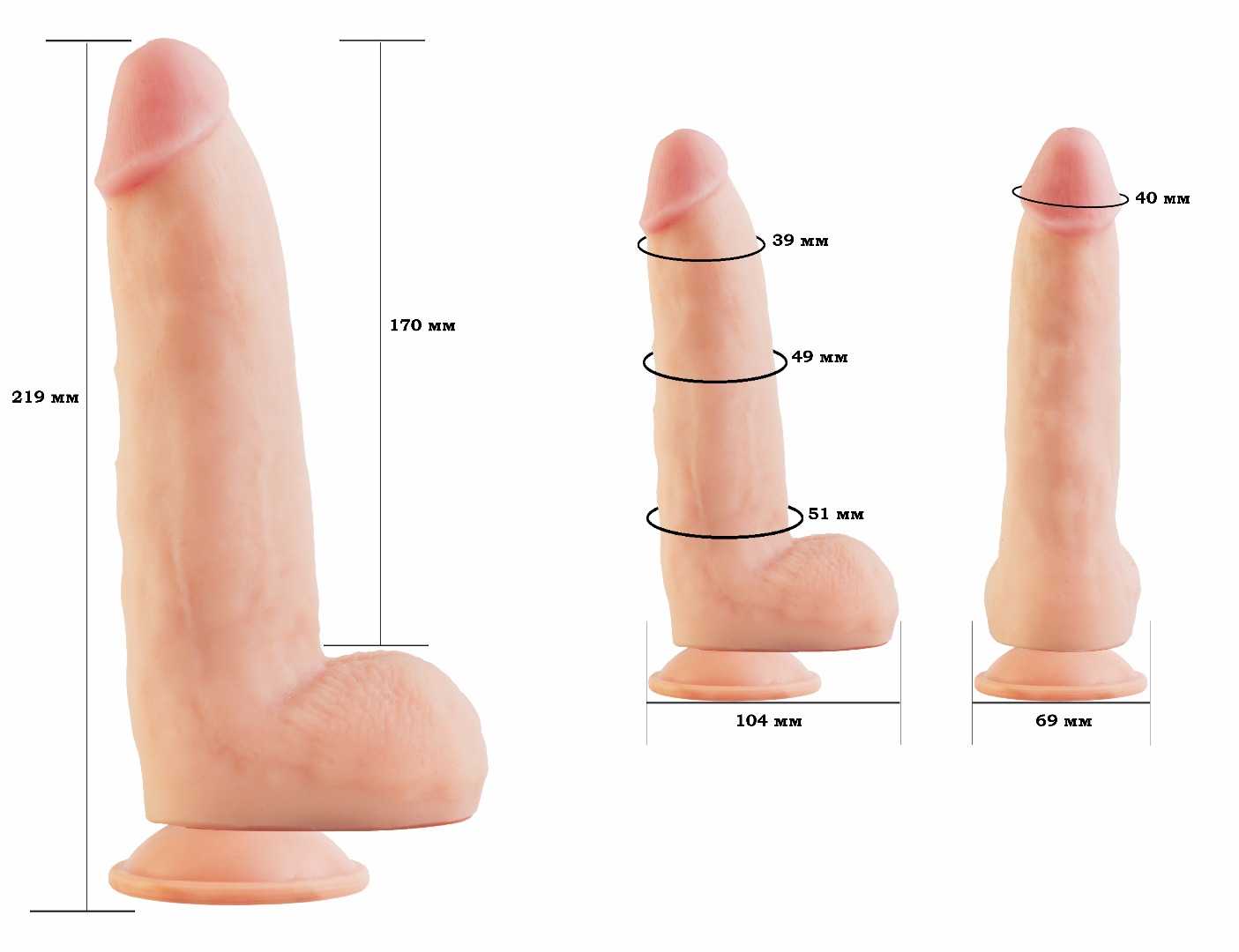 фаллоимитатор human form 613607ru в Новом Уренгое