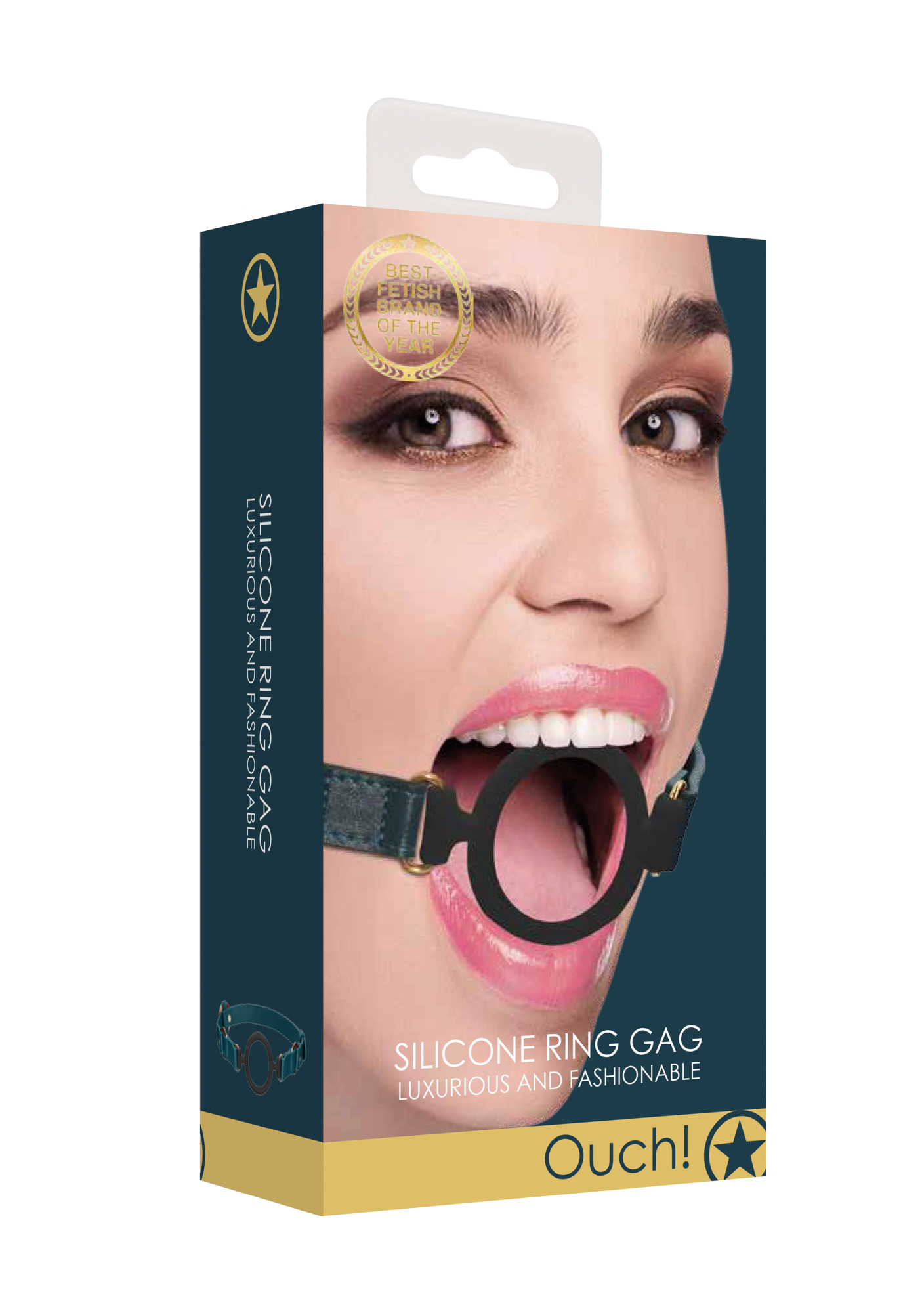 кляп с креплением ouch ouch! - silicone ring gag - green в Новом Уренгое