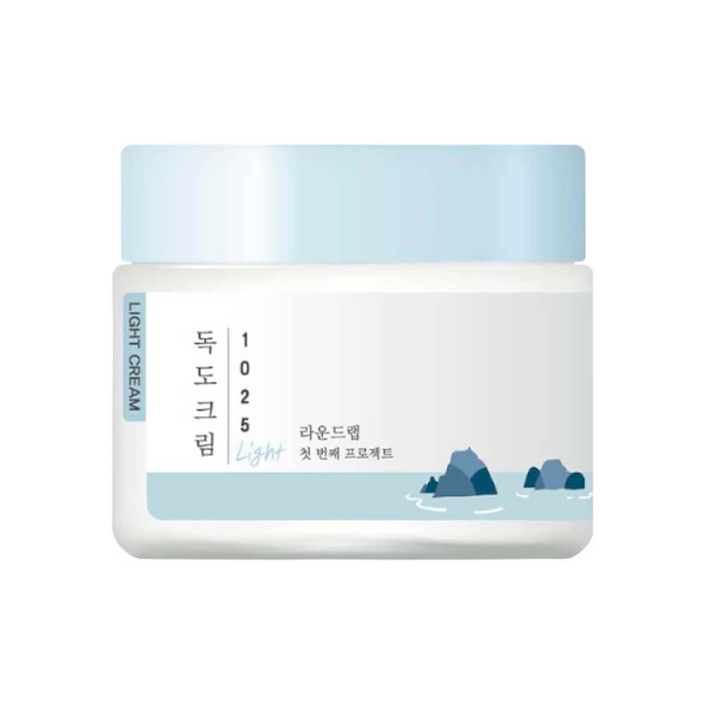 round lab 1025 dokdo light cream 80 ml, легкий увлажняющий крем с морской водой 80 мл в Новом Уренгое
